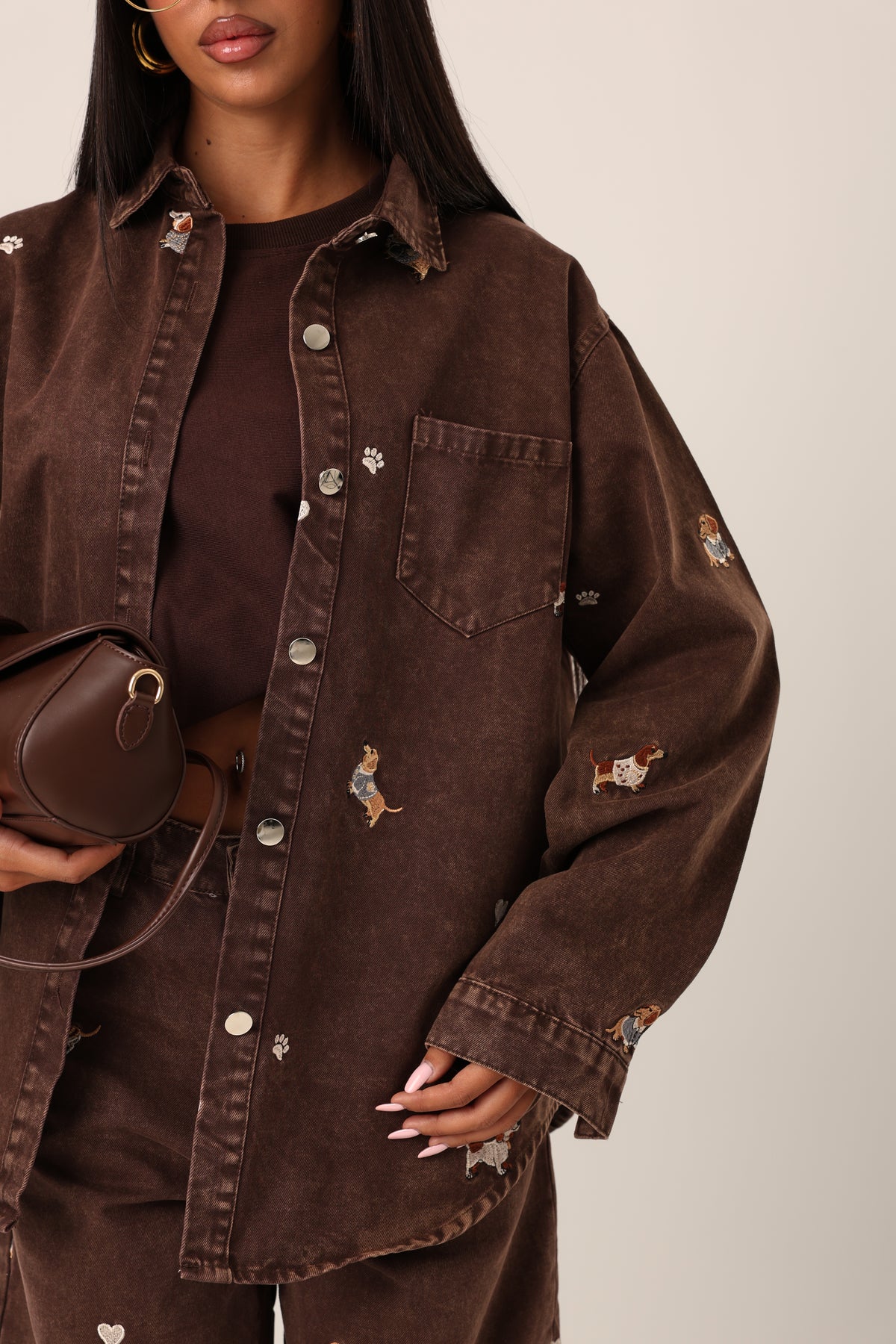 COORDINATO BASSOTTI ALIPOTTY MARRONE