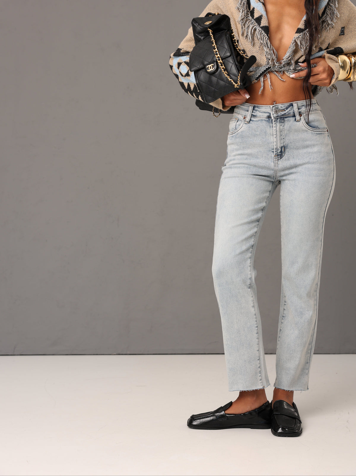 JEANS TAGLIO VIVO ECLI DENIM CHIARO