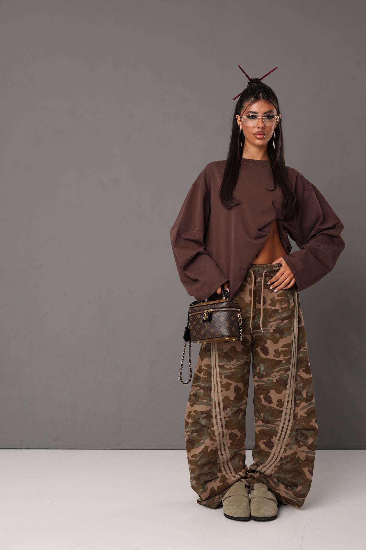 MAGLIA GIROCOLLO CHRISTIE MARRONE