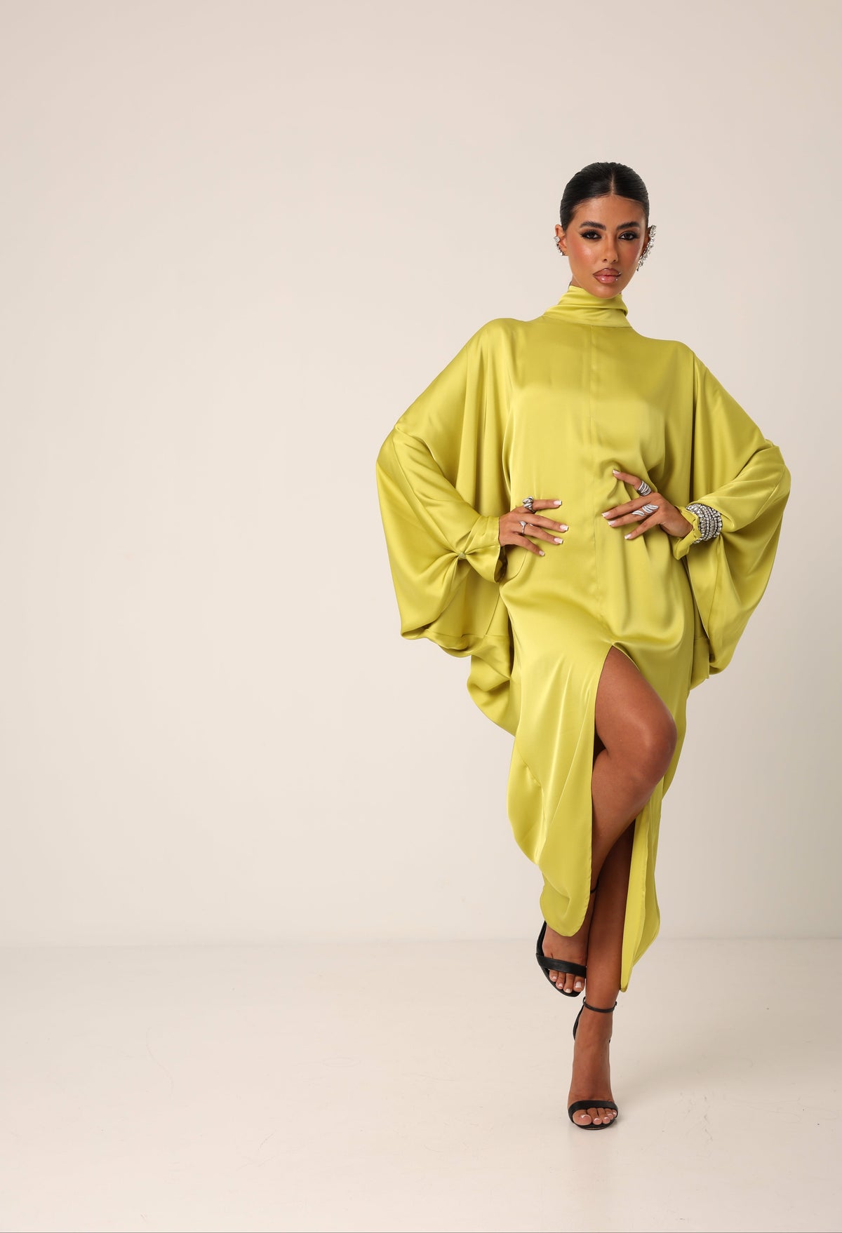 VESTITO IRIS LIME BY MARZIA MANGO