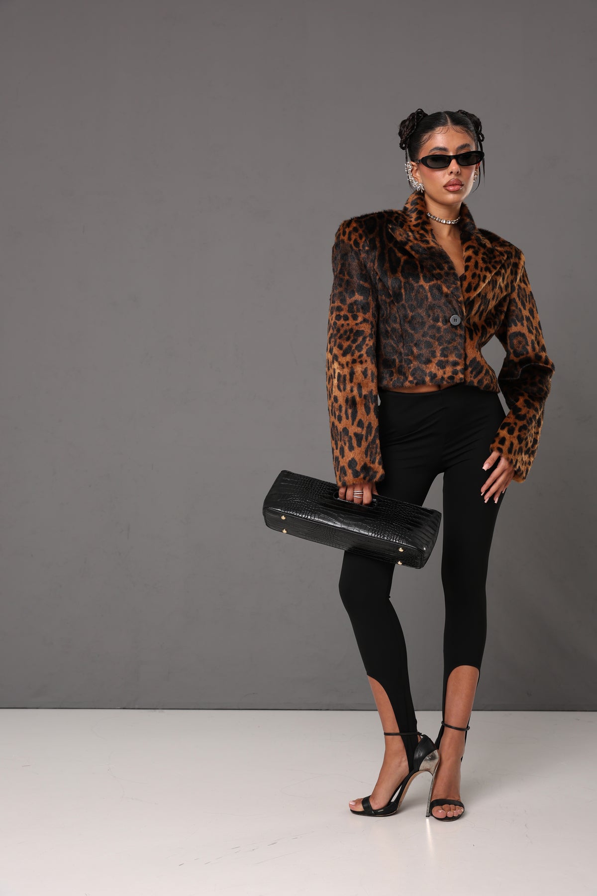 LEGGINGS GHETTE EVANS NERI