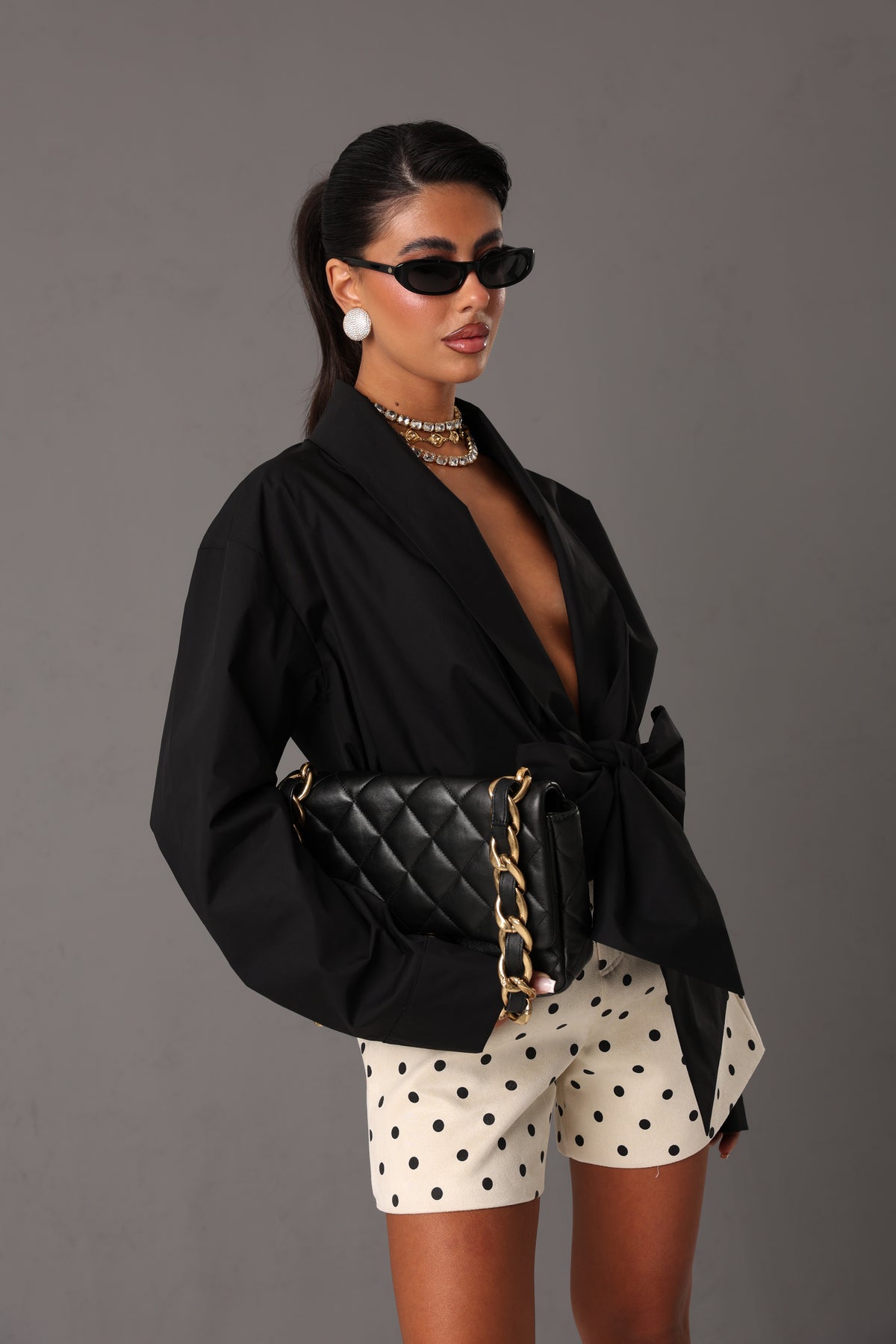 CAMICIA APRIL NERA