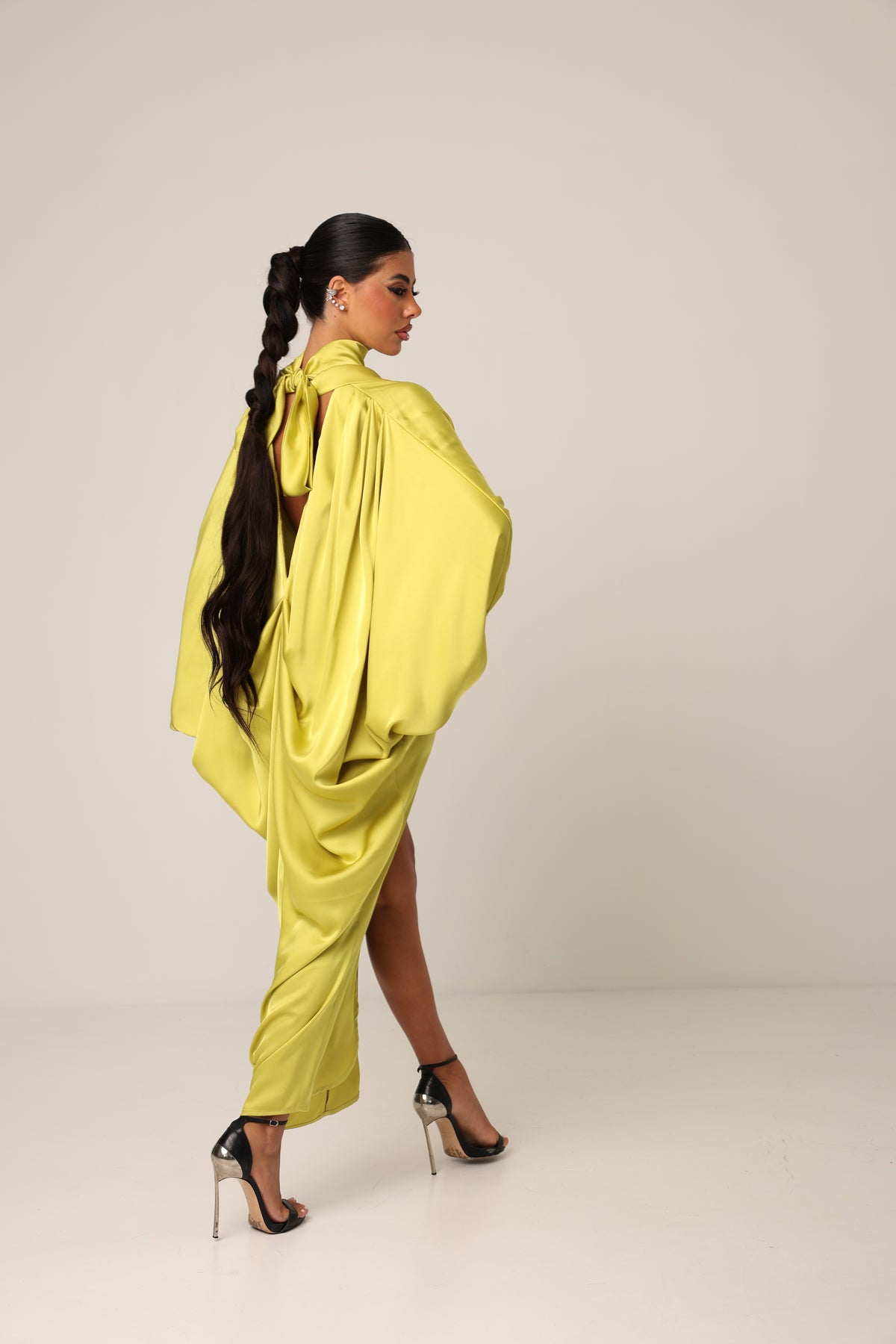 VESTITO IRIS LIME BY MARZIA MANGO