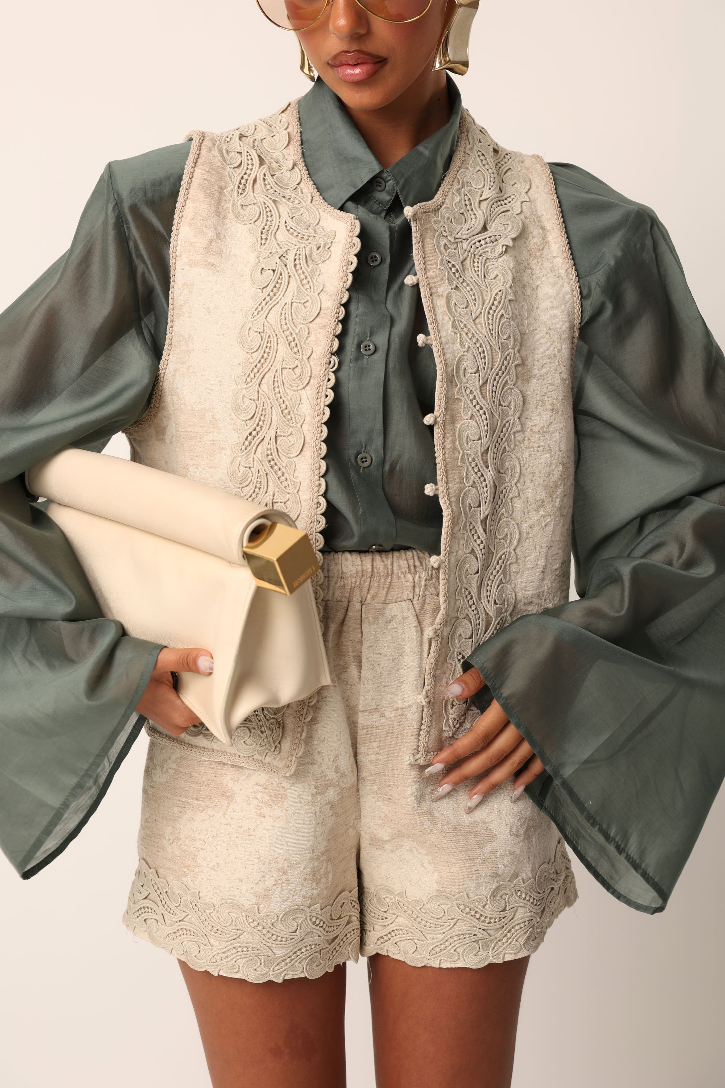 COORDINATO RICAMI WHITNEY BEIGE