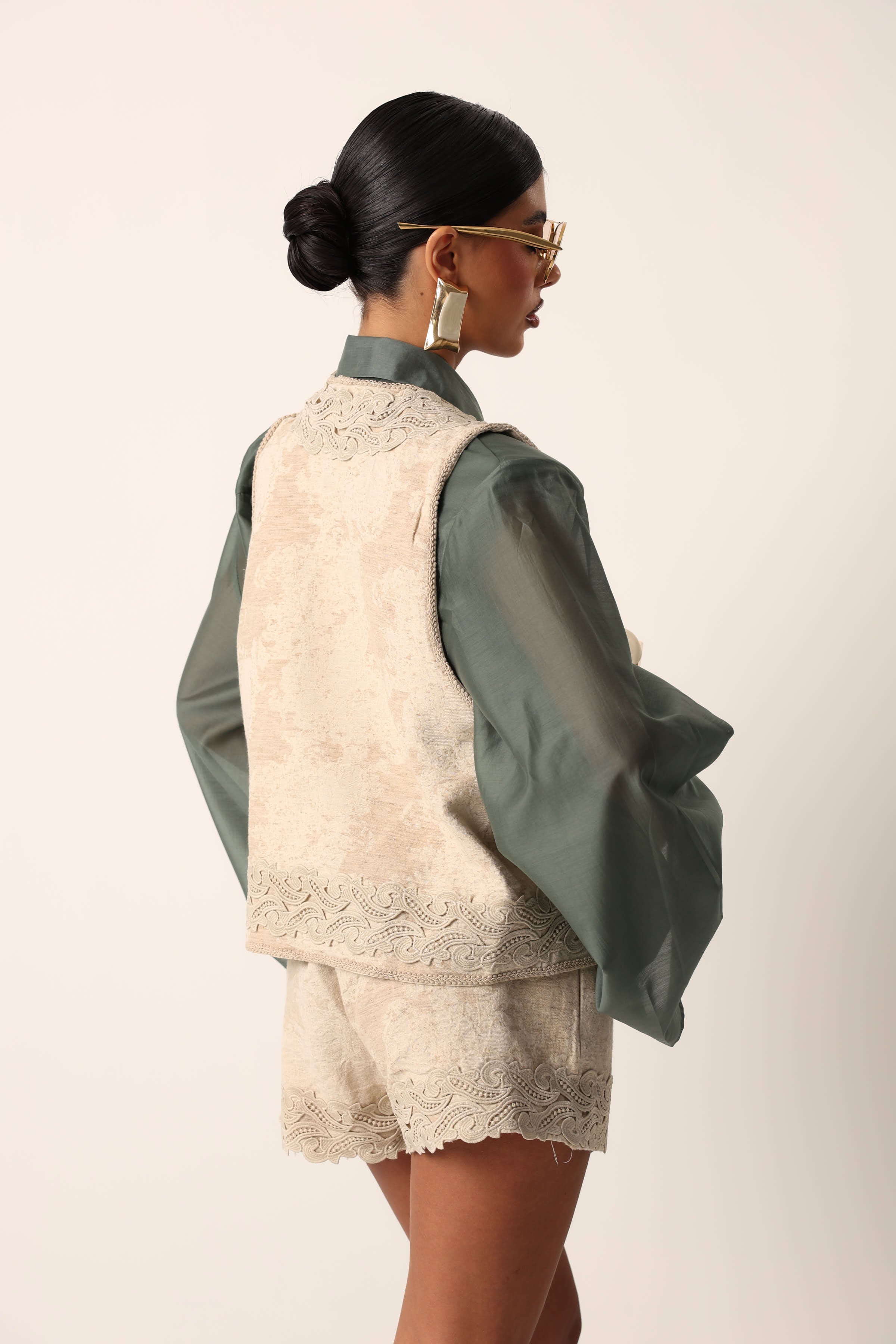 COORDINATO RICAMI WHITNEY BEIGE