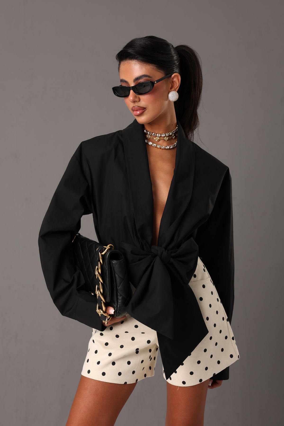 CAMICIA APRIL NERA