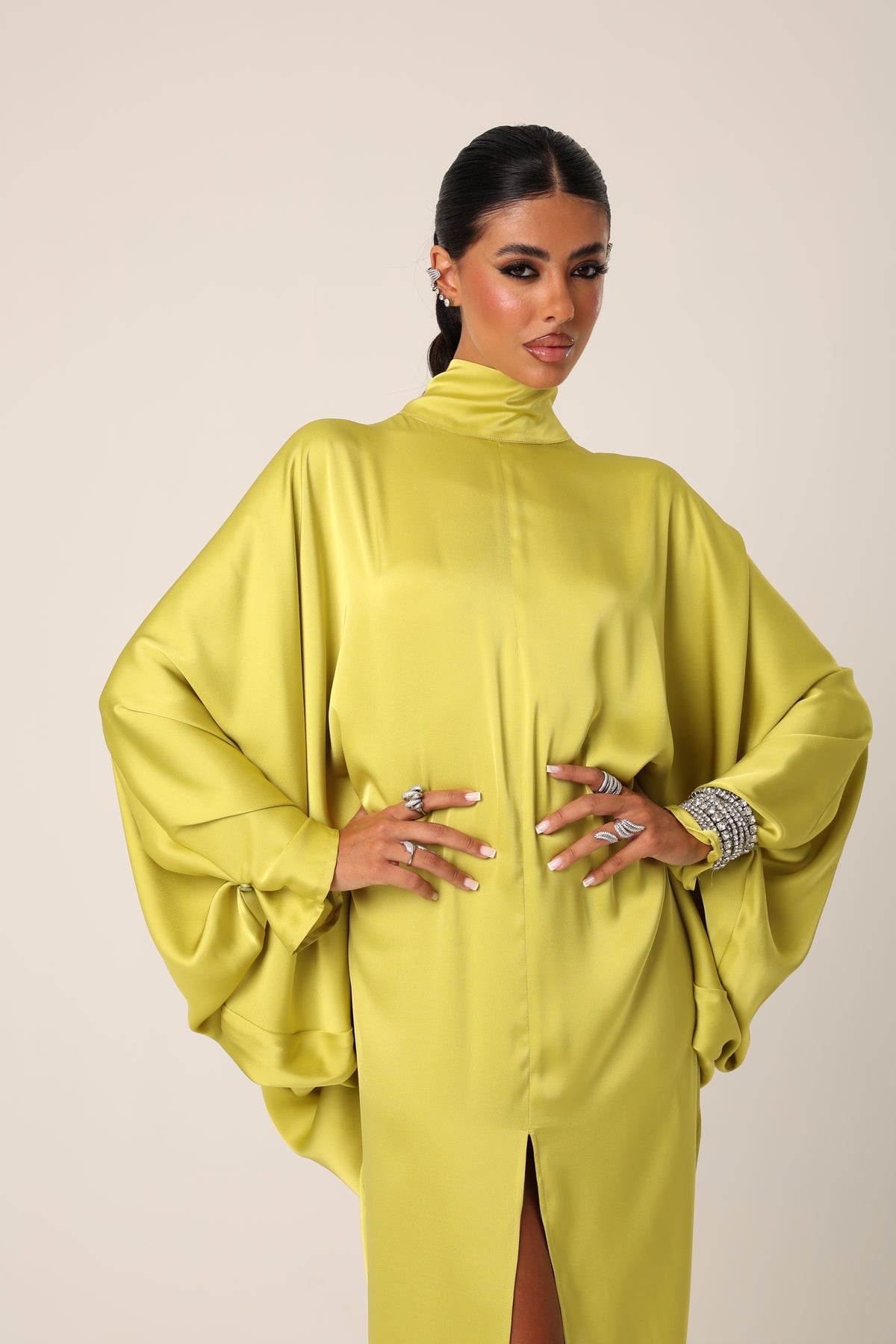VESTITO IRIS LIME BY MARZIA MANGO