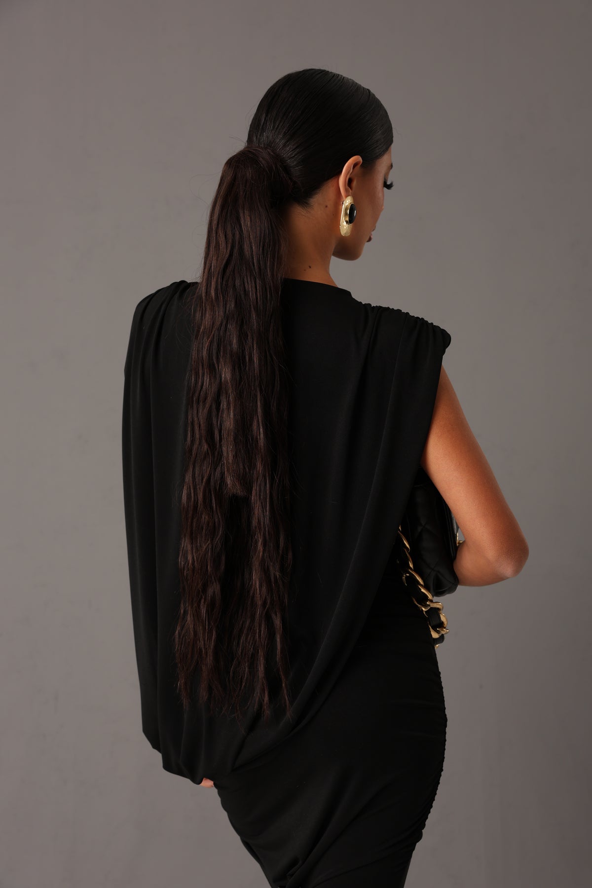 VESTITO LUNGO WOMAN NERO