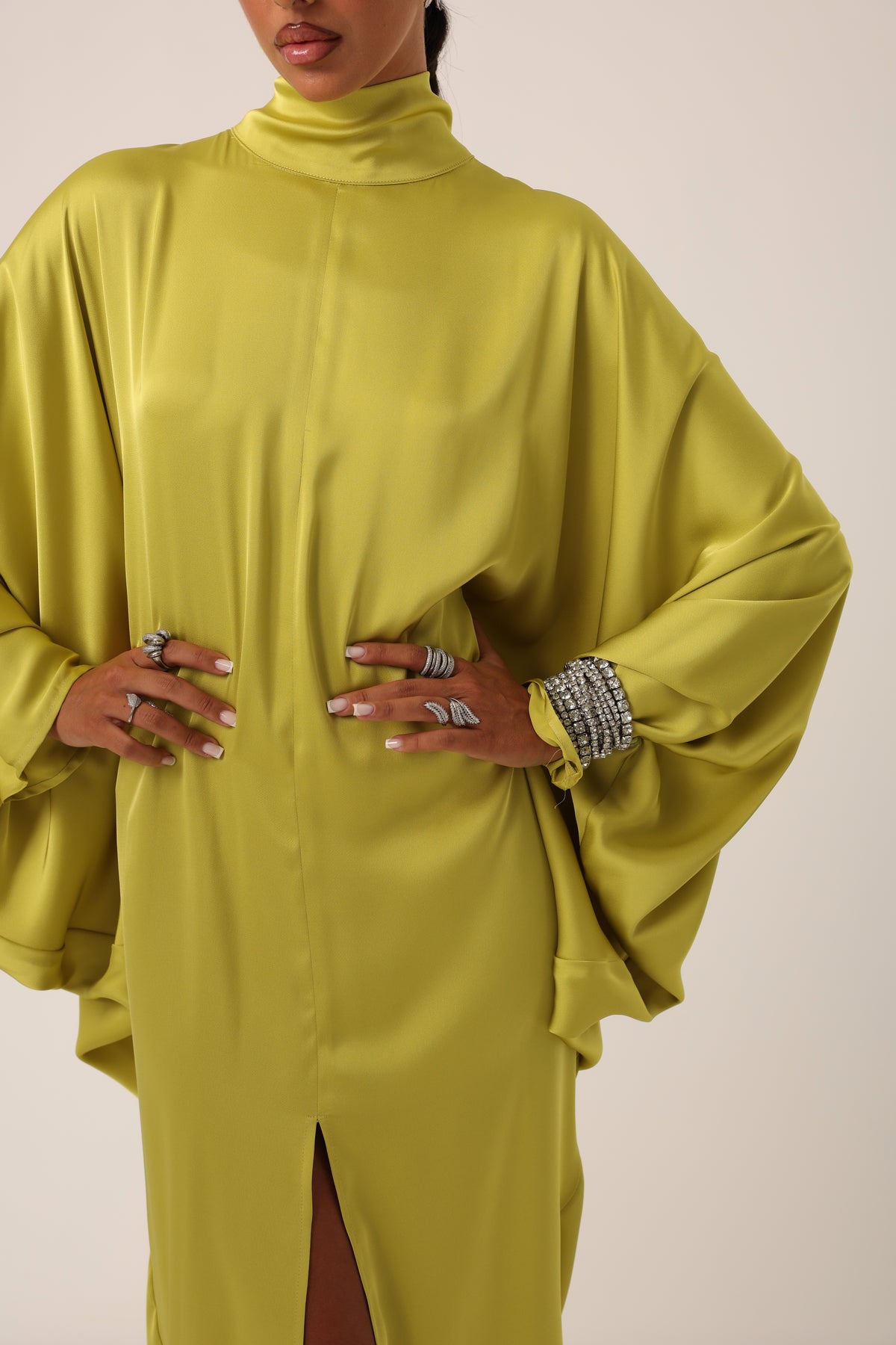 VESTITO IRIS LIME BY MARZIA MANGO