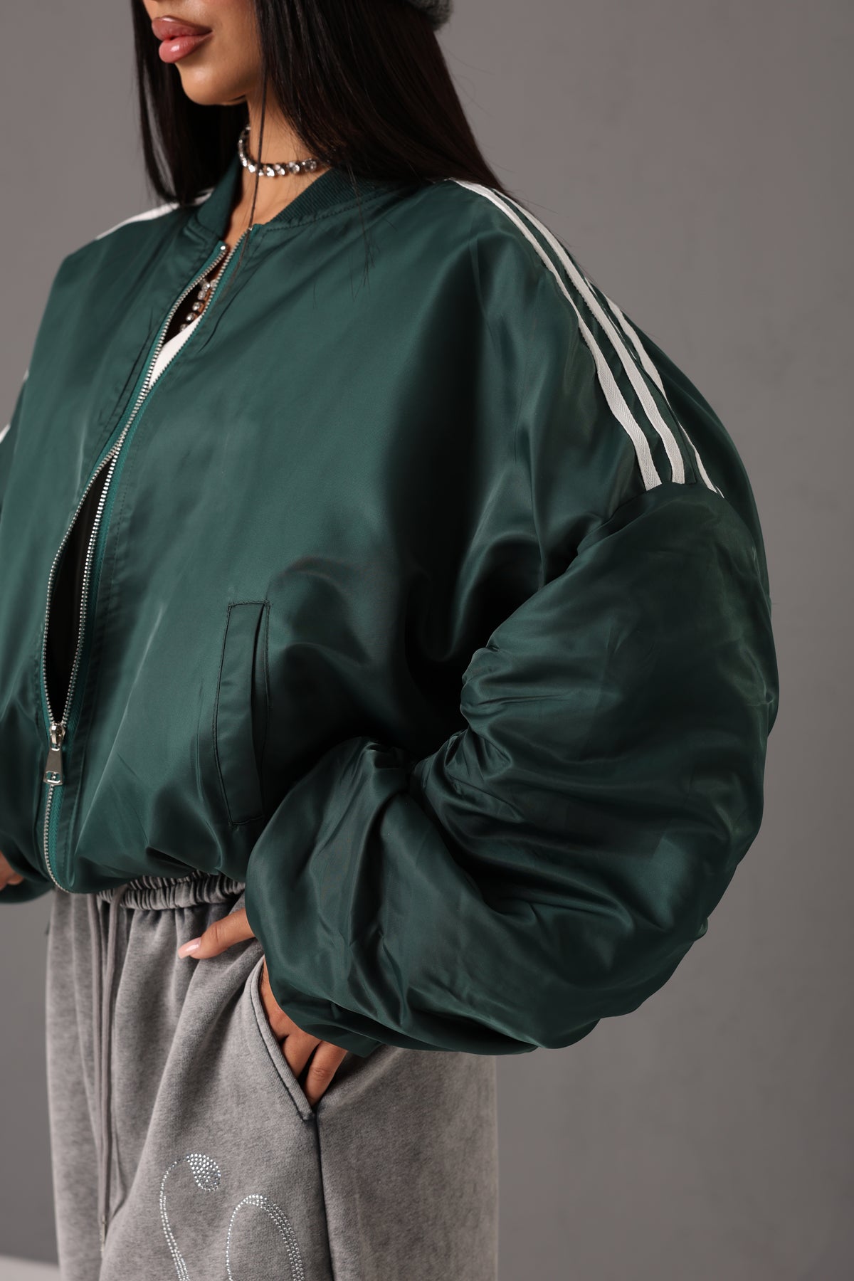 BOMBER BANDE WILMA VERDE