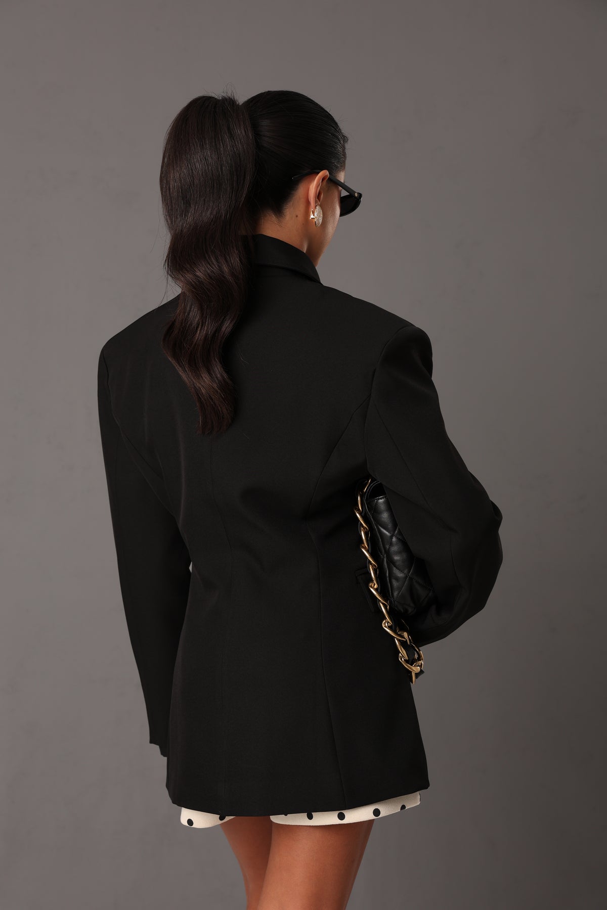 BLAZER COLLETTO GABRIELA NERO