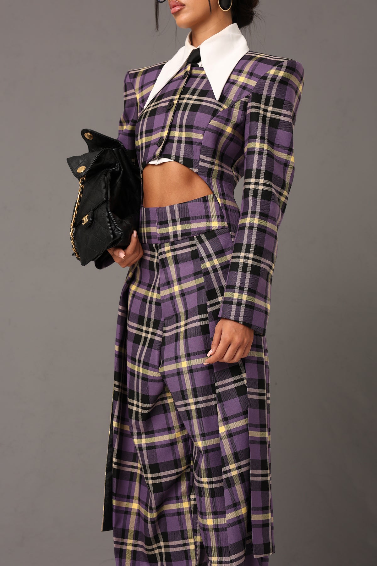 BLAZER TARTAN CHUCKY VIOLA BY MARZIA MANGO