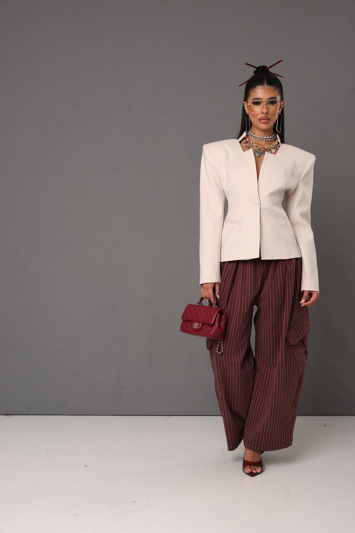 GIACCA SCOLLO QUADRATO LOTTY PANNA BY MARZIA MANGO
