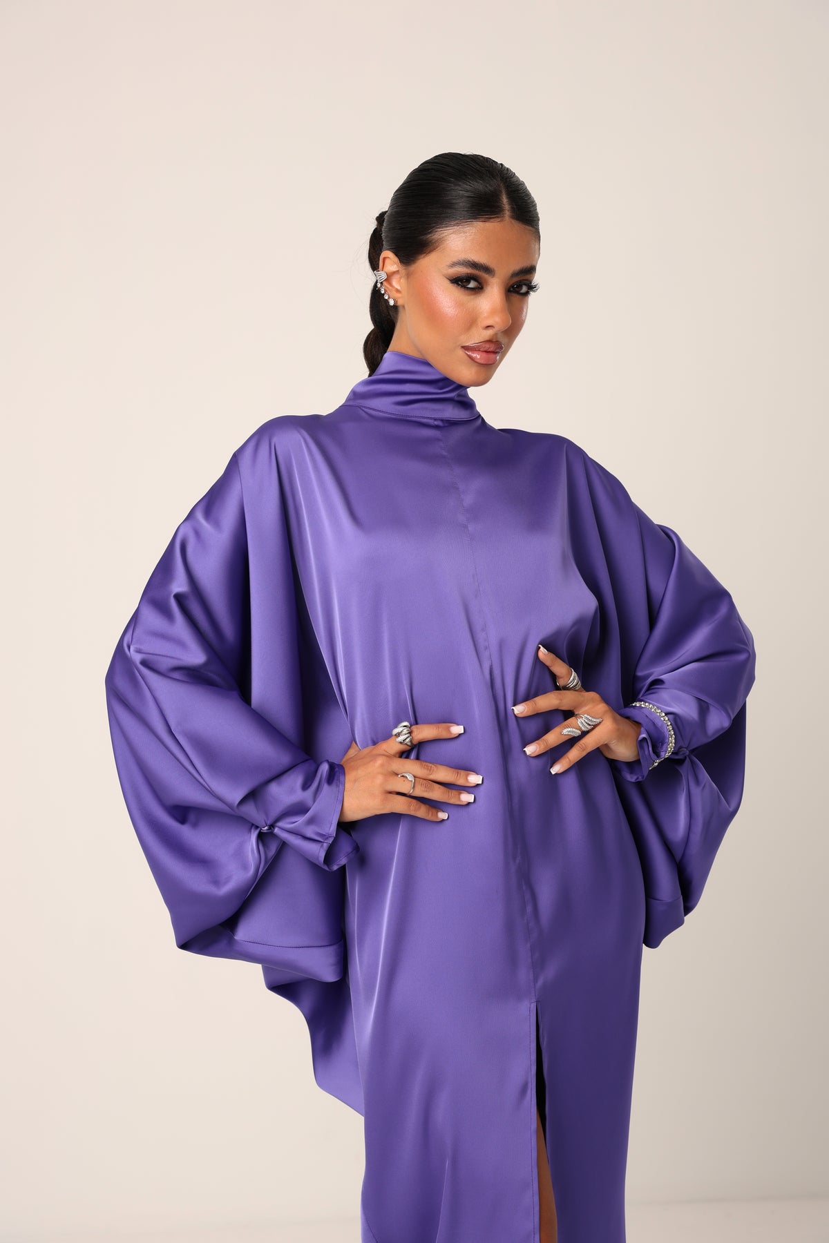 VESTITO IRIS PURPLE BY MARZIA MANGO