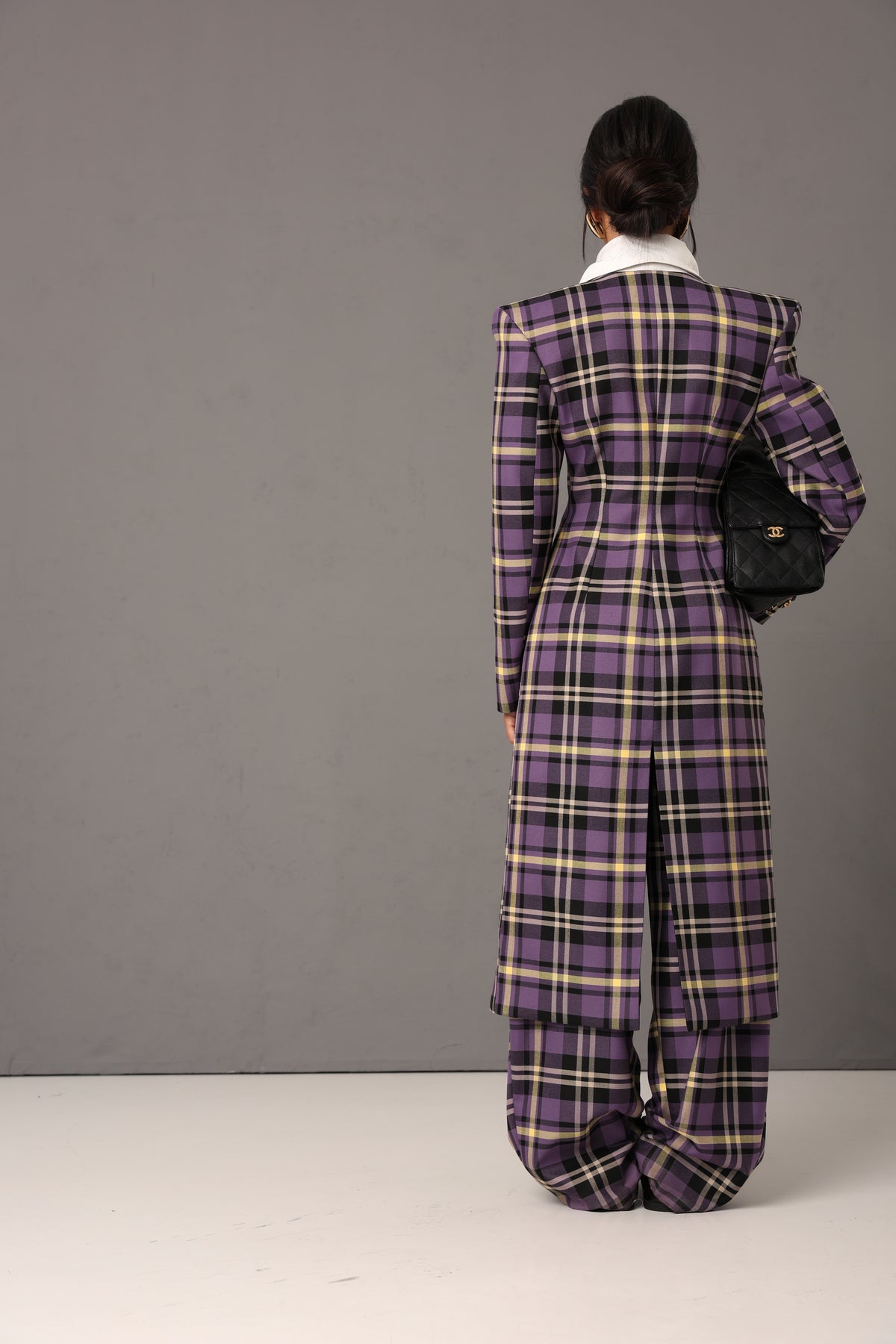 BLAZER TARTAN CHUCKY VIOLA BY MARZIA MANGO
