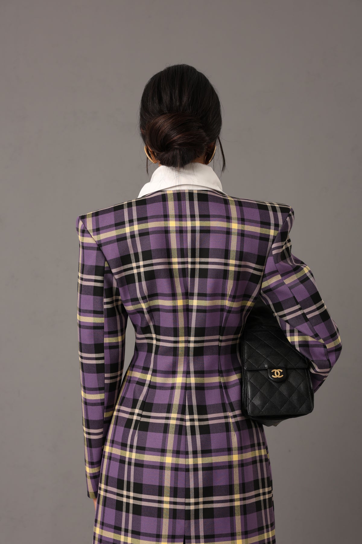 BLAZER TARTAN CHUCKY VIOLA BY MARZIA MANGO