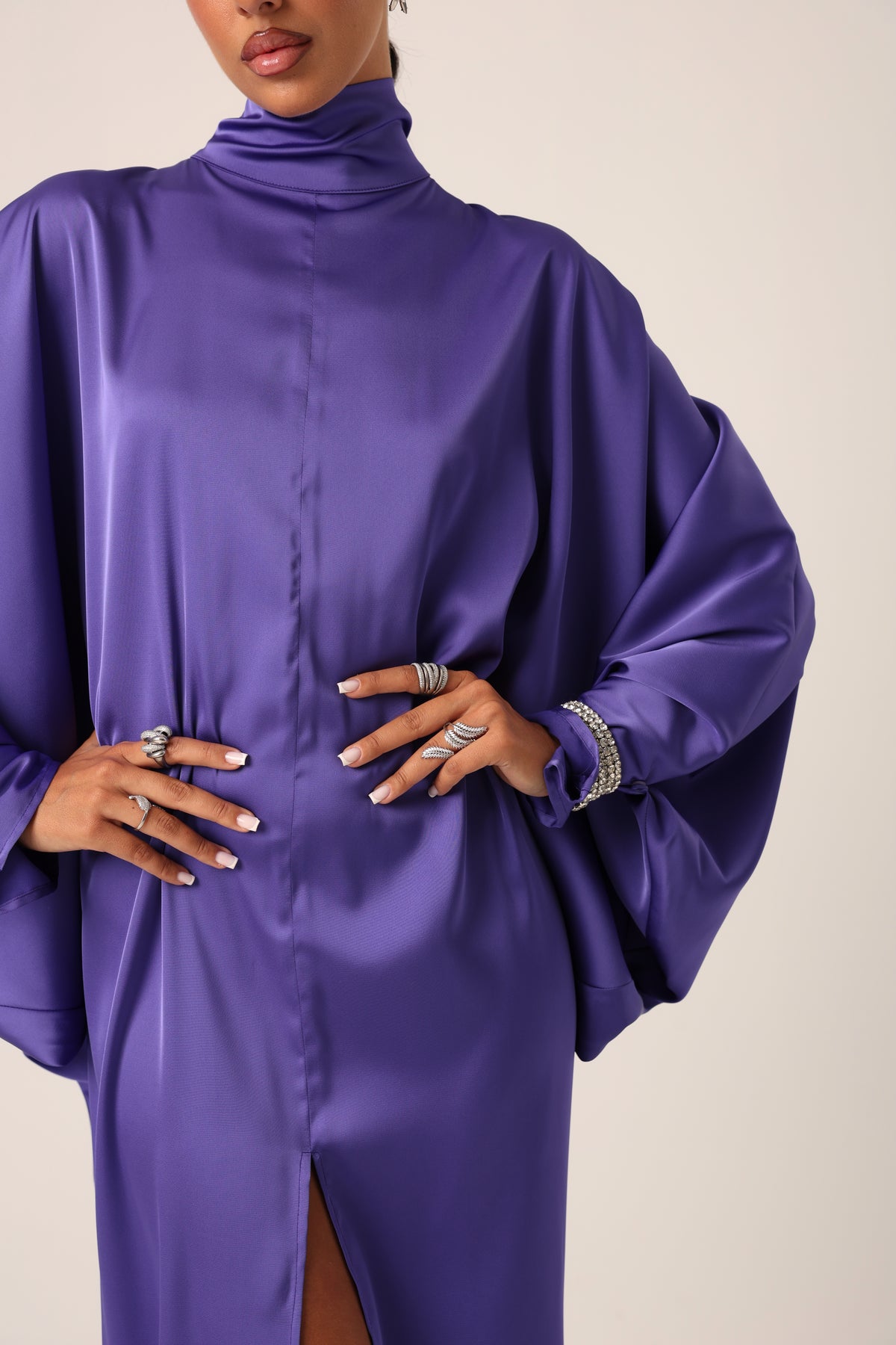 VESTITO IRIS PURPLE BY MARZIA MANGO