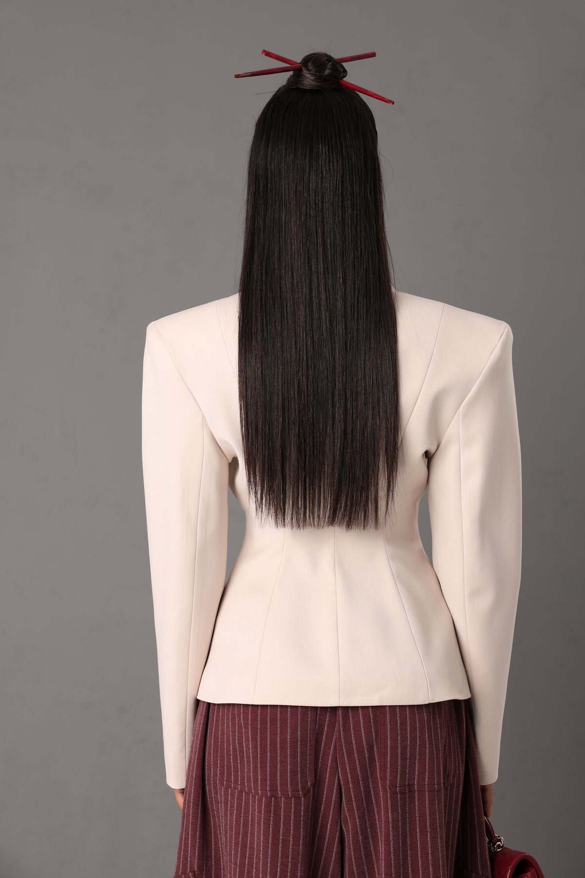 GIACCA SCOLLO QUADRATO LOTTY PANNA BY MARZIA MANGO