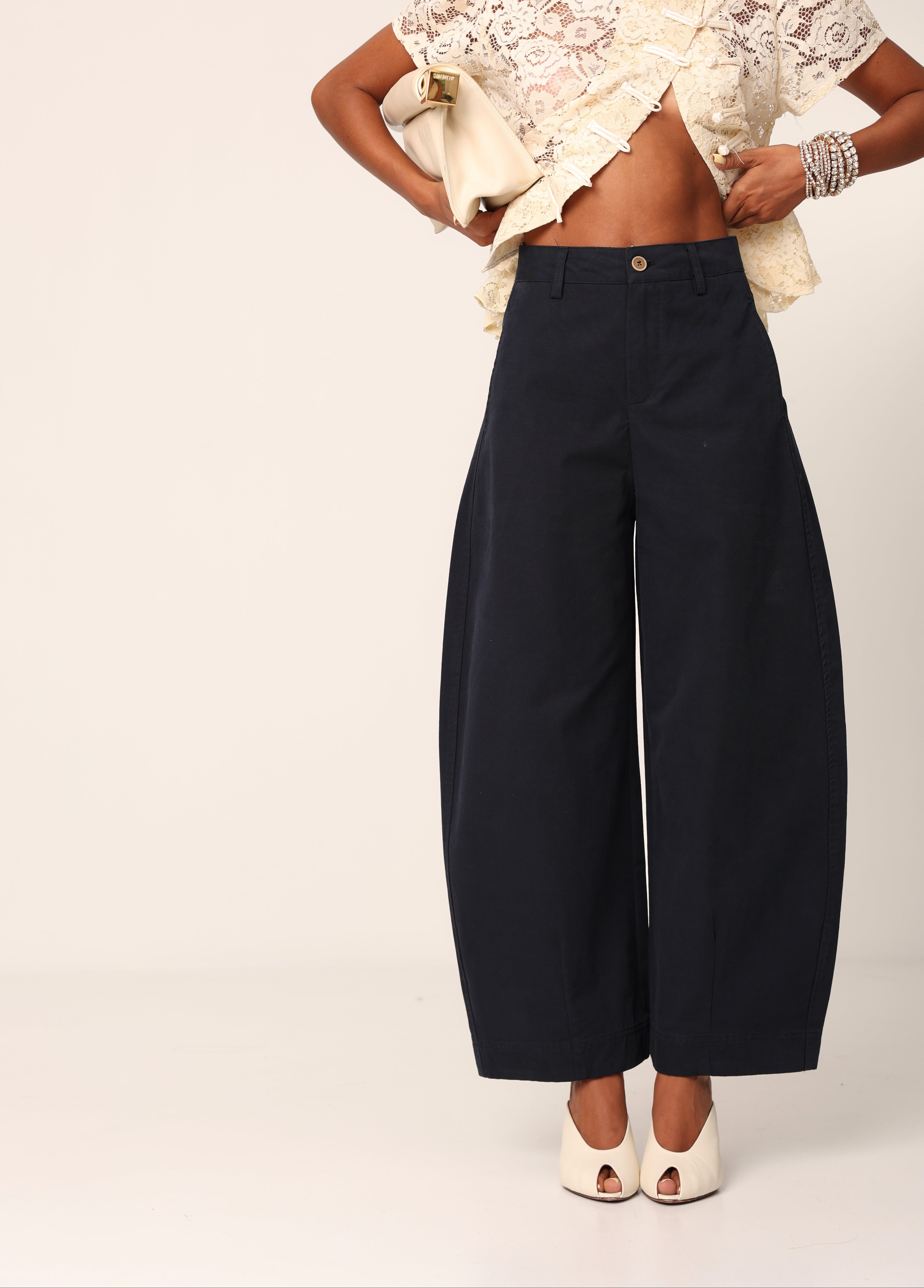 PANTALONI BALLOON MELANY BLU NOTTE