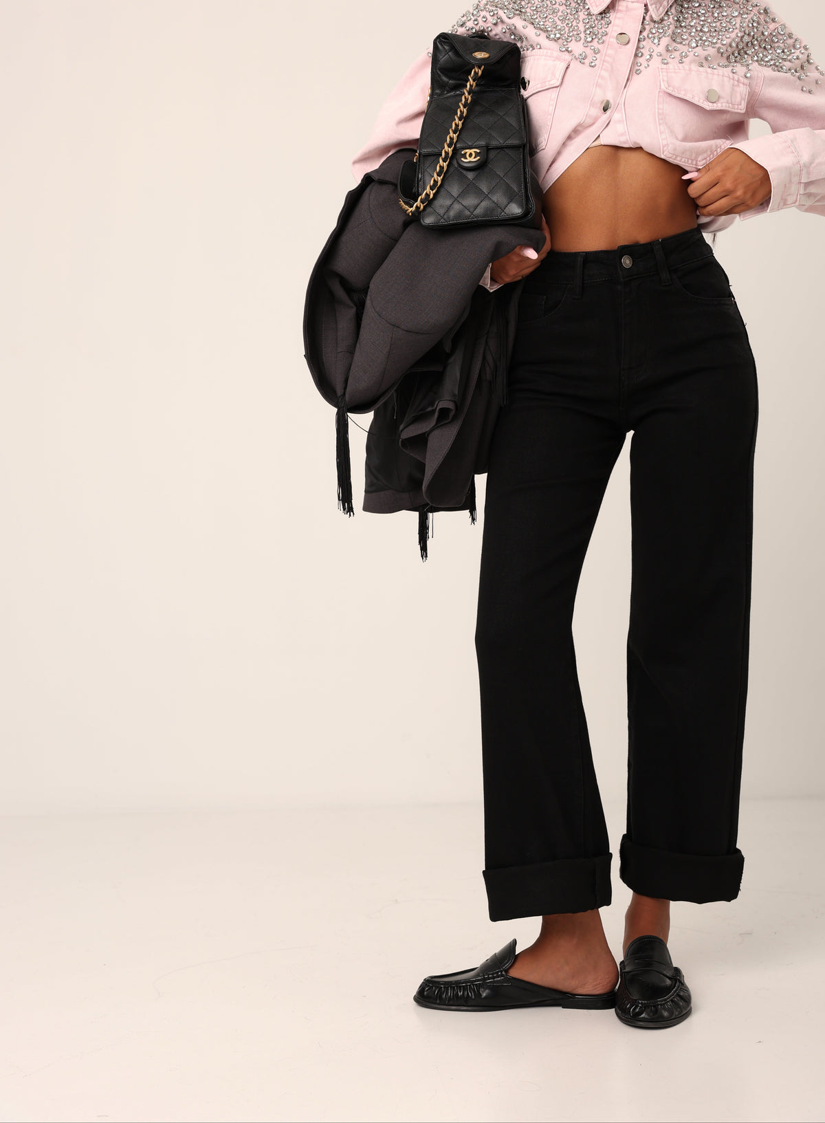 JEANS CRISTY MOOD LEVI'S DENIM NERO