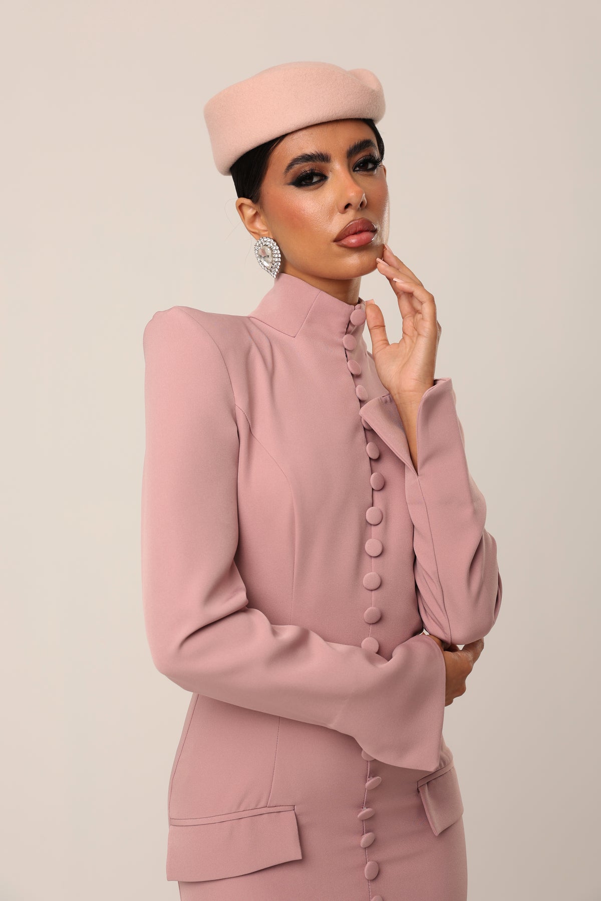 VESTITO MANICHE LUNGHE MADAME ROSA BY MARZIA MANGO