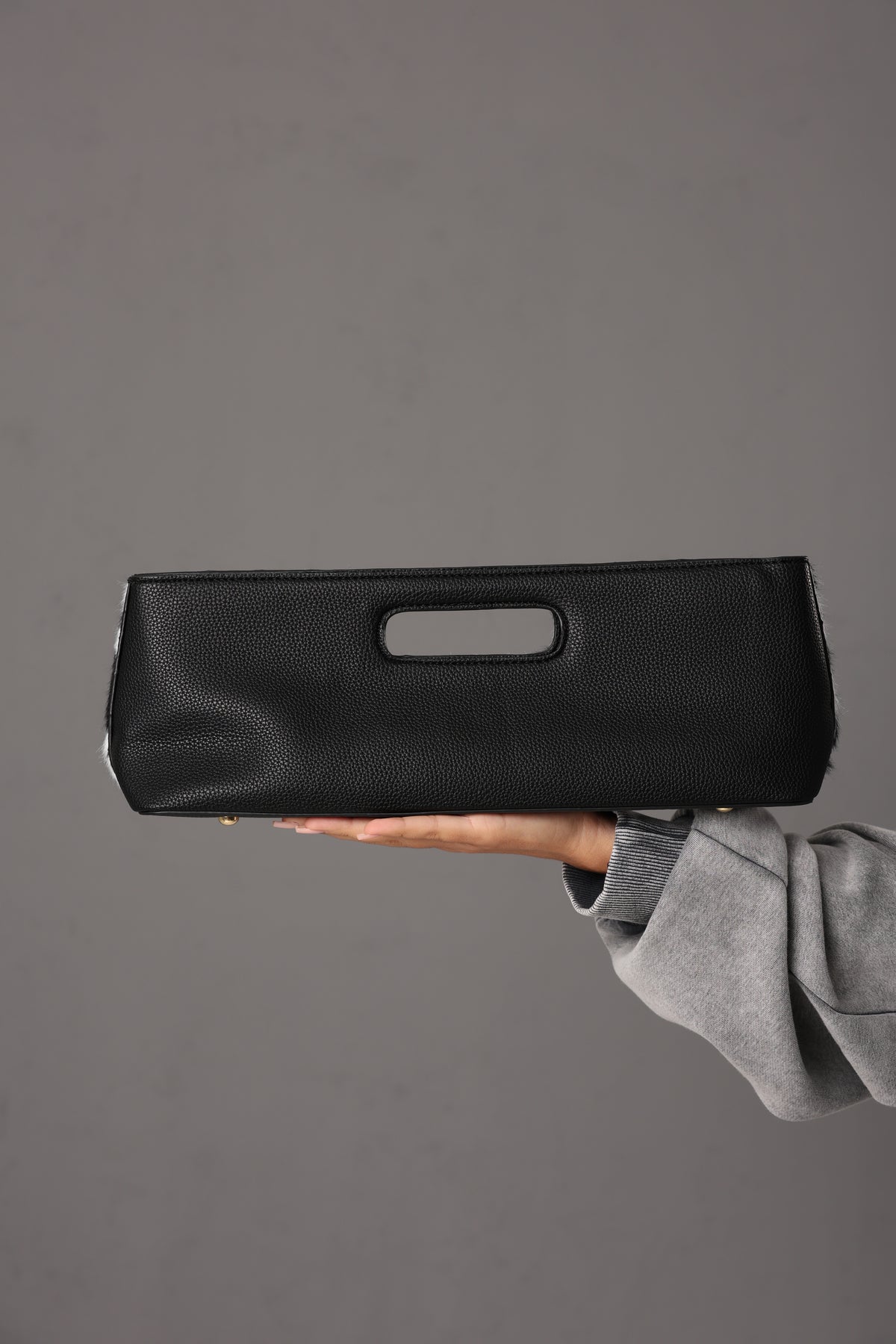 CLUTCH ROBYN ZEBRATA B/W