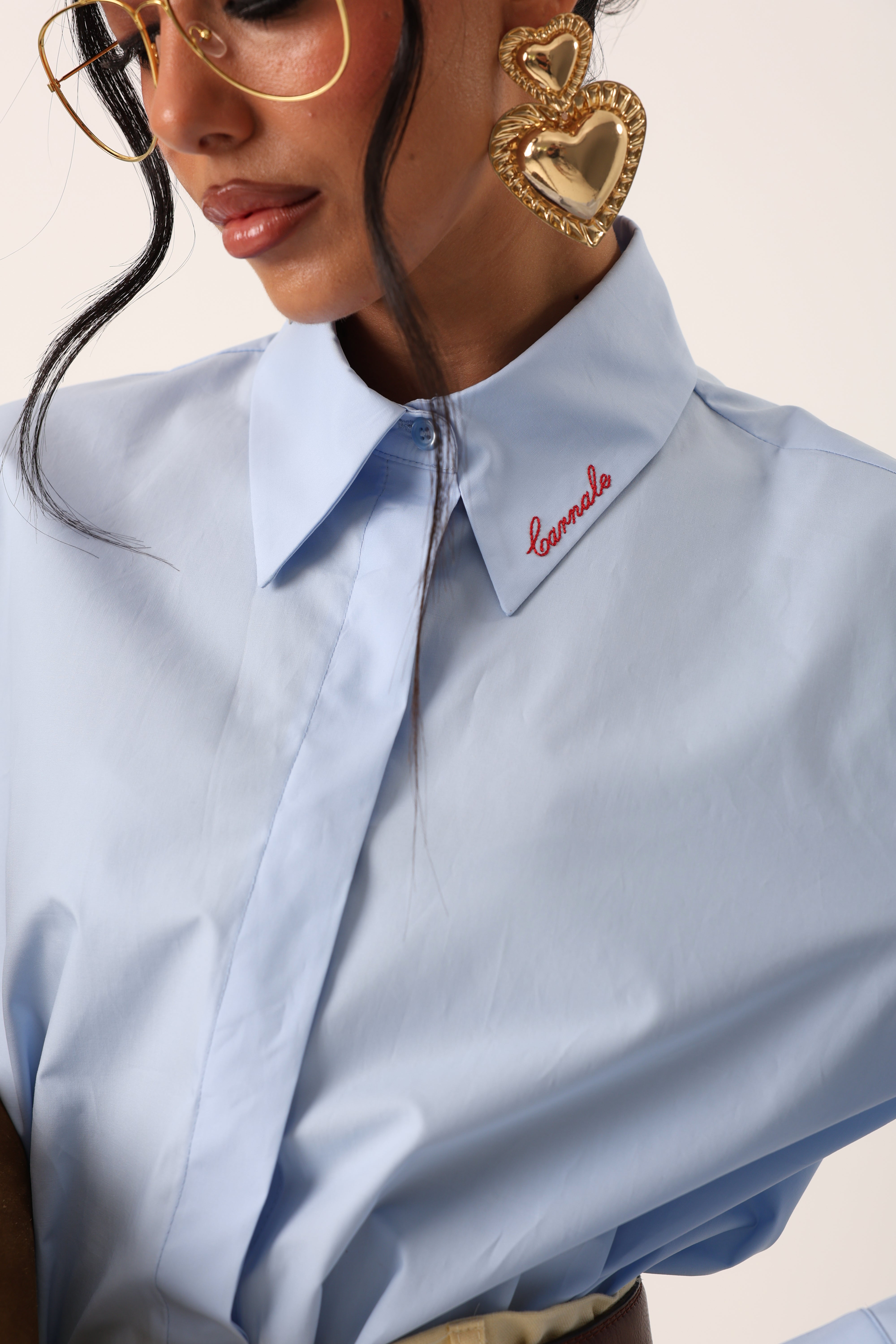 CAMICIA AMMOR CARNALE AZZURRA