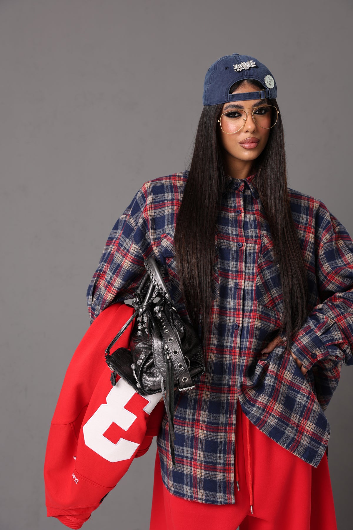 CAMICIA TARTAN WILLA BLU/ROSSA
