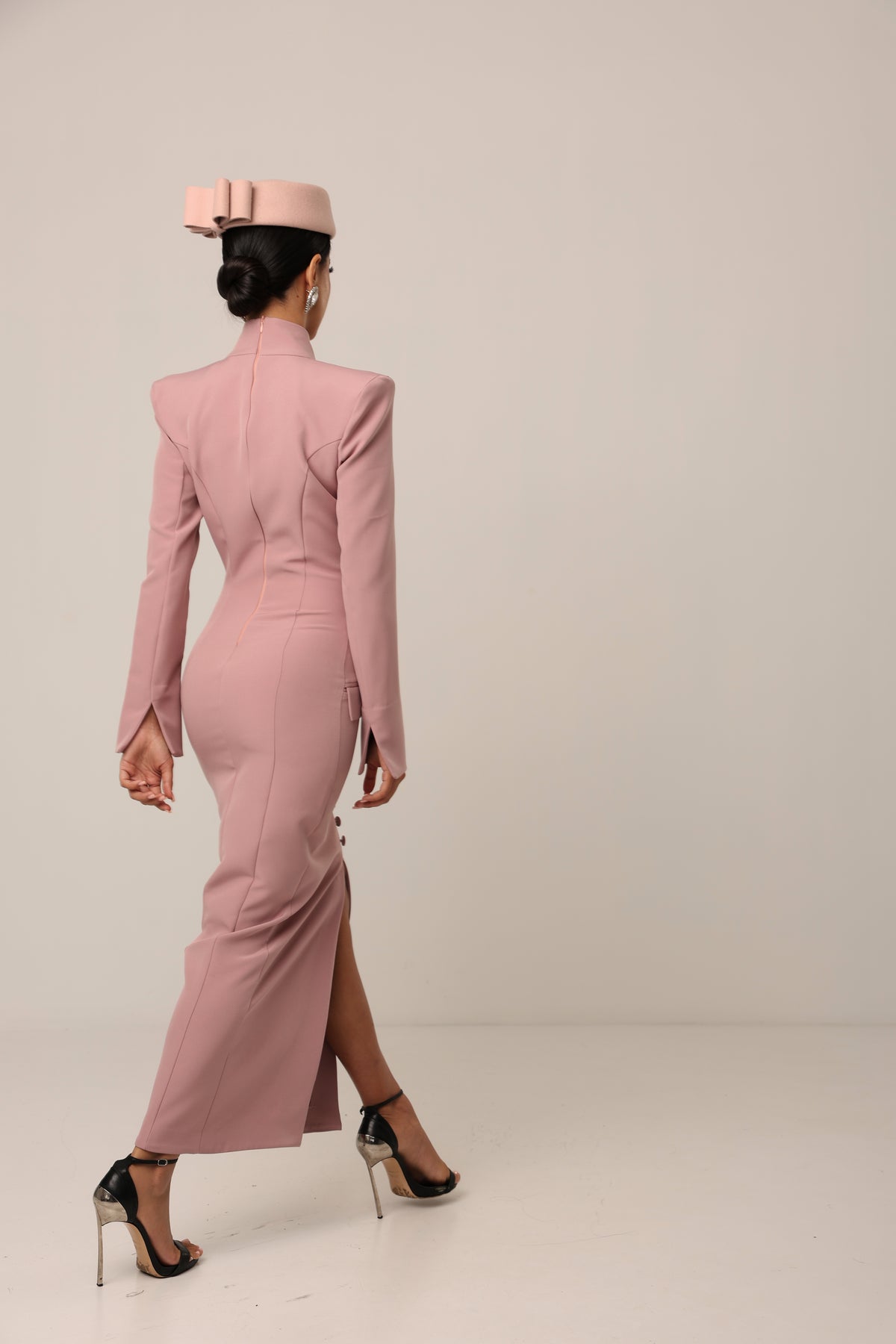 VESTITO MANICHE LUNGHE MADAME ROSA BY MARZIA MANGO