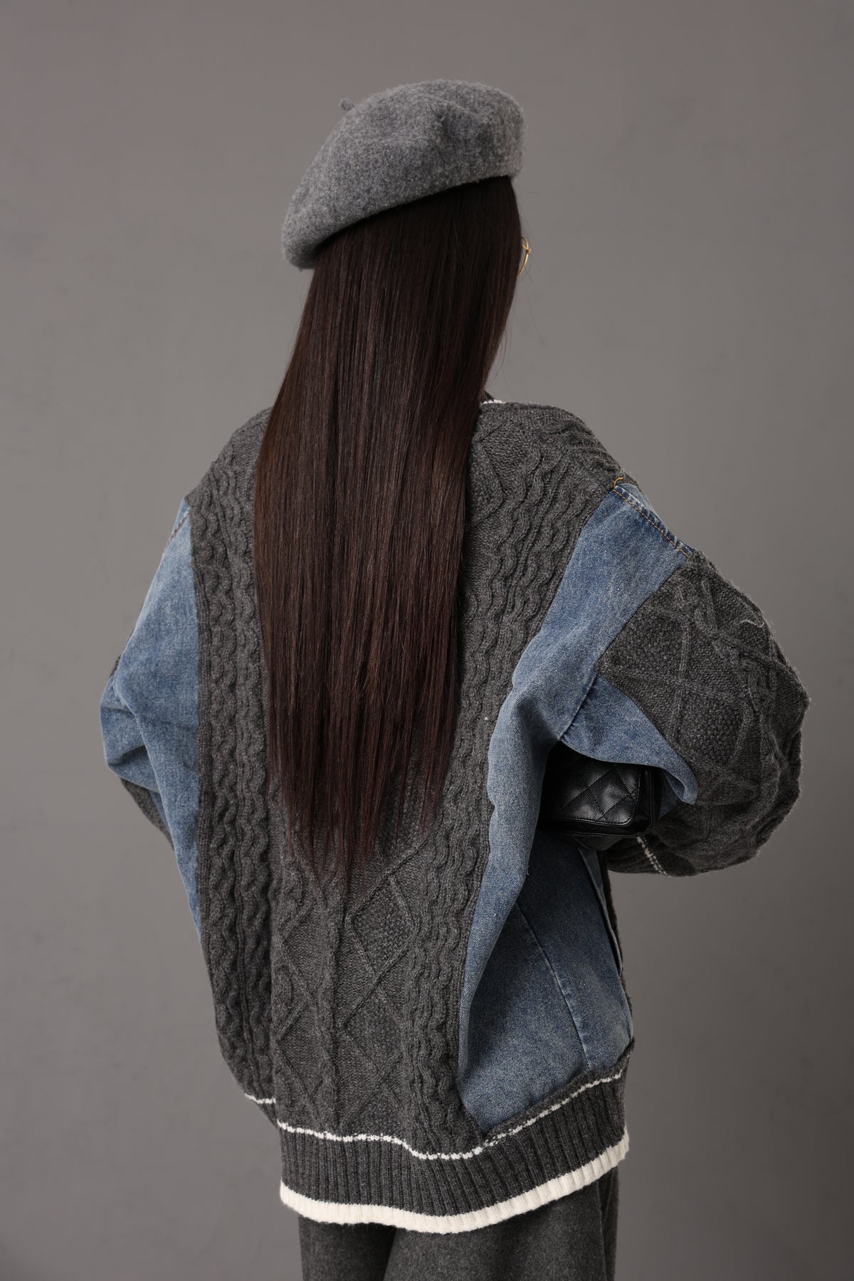 CARDIGAN BRINA GRIGIO ANTRACITE