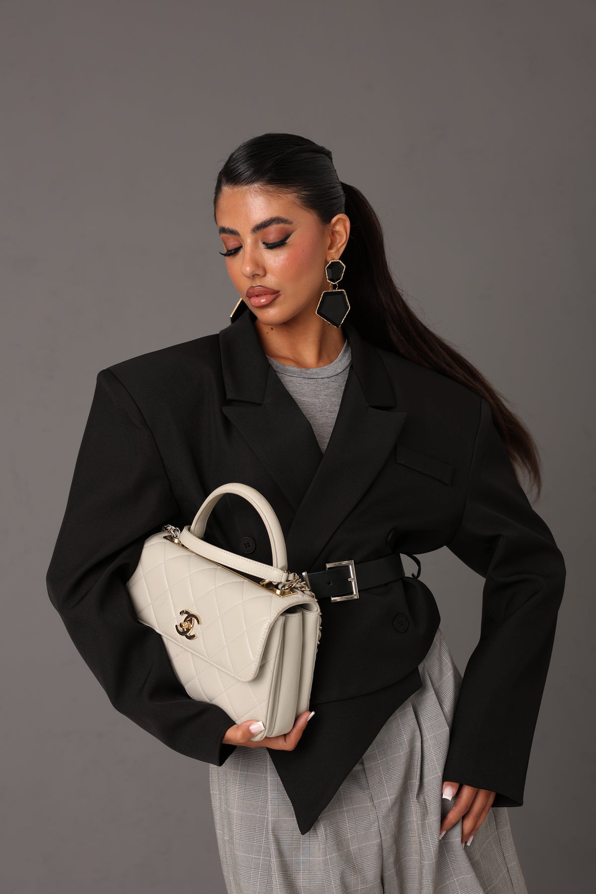 BLAZER IMPERIAL + CINTURA NERO