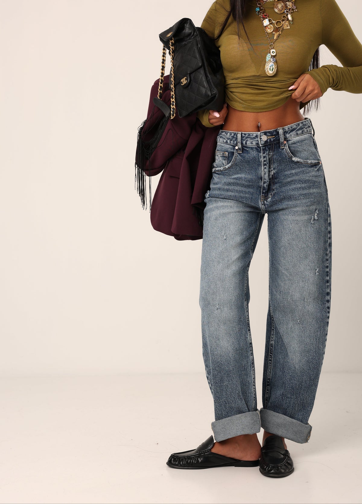 JEANS ROTTURE COCO LAVAGGIO MEDIO