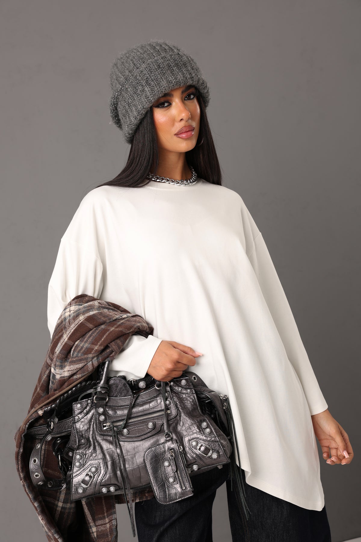 MAGLIA ASIMMETRICA KAYLA BIANCA