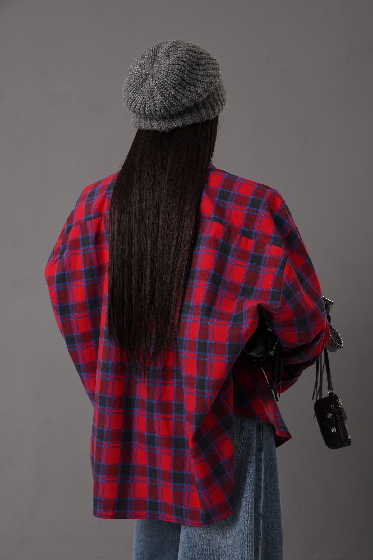 CAMICIA QUADRI LEXI ROSSA/BLU