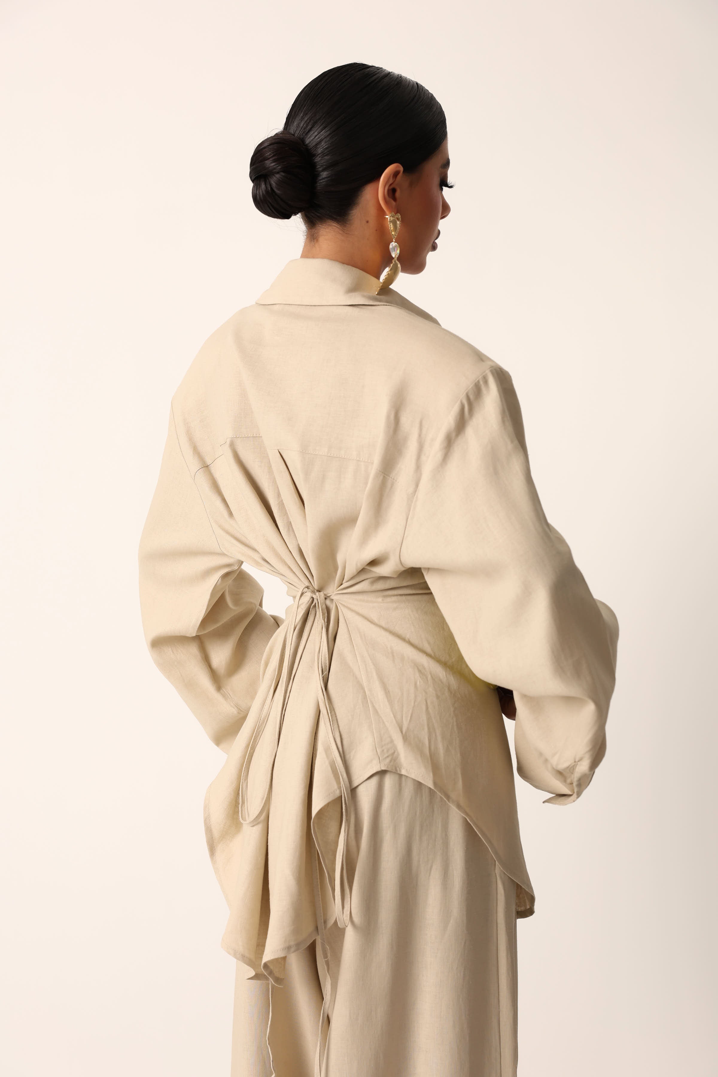 GIACCA SPALLINE CAYO BEIGE MADE IN ITALY
