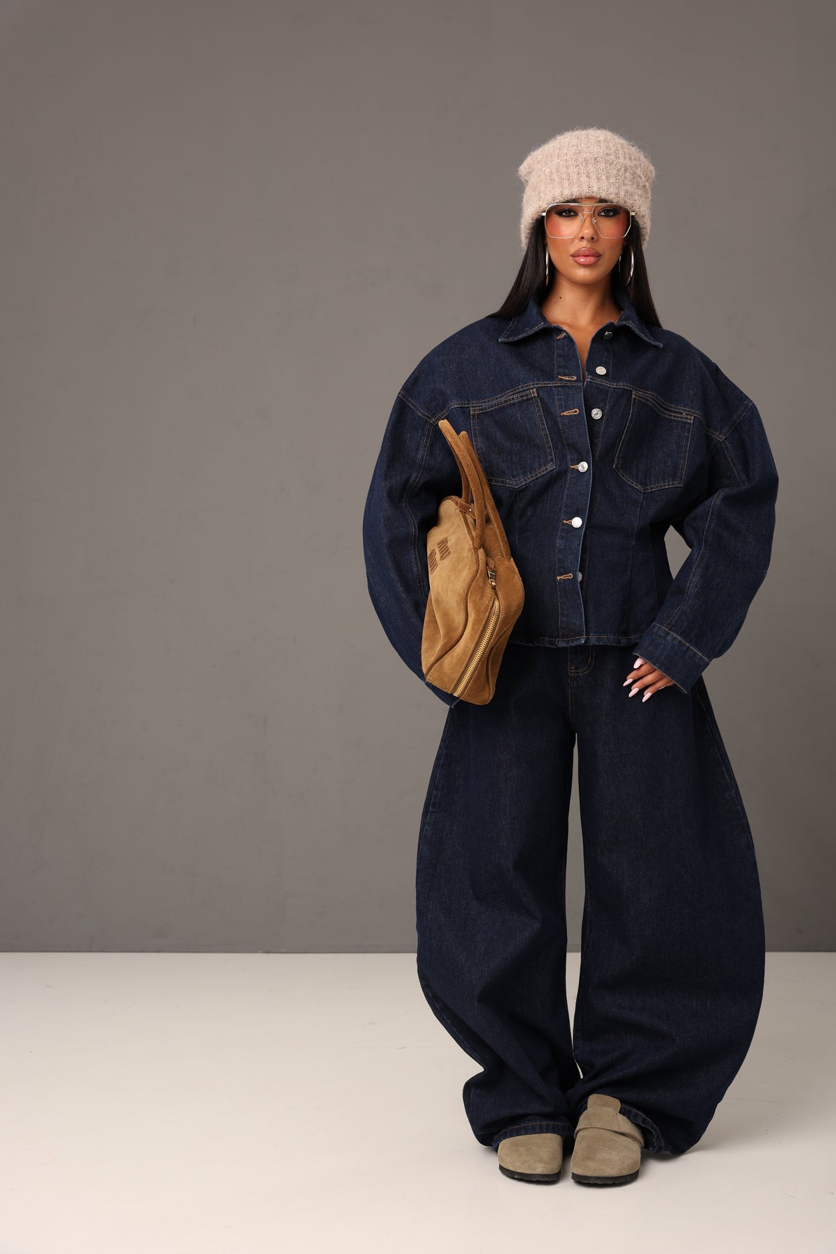 COORDINATO BRUNICO DENIM BLU