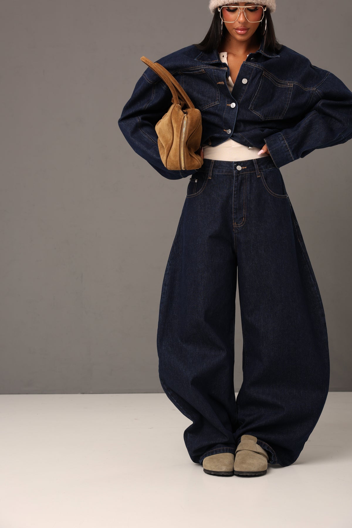 COORDINATO BRUNICO DENIM BLU