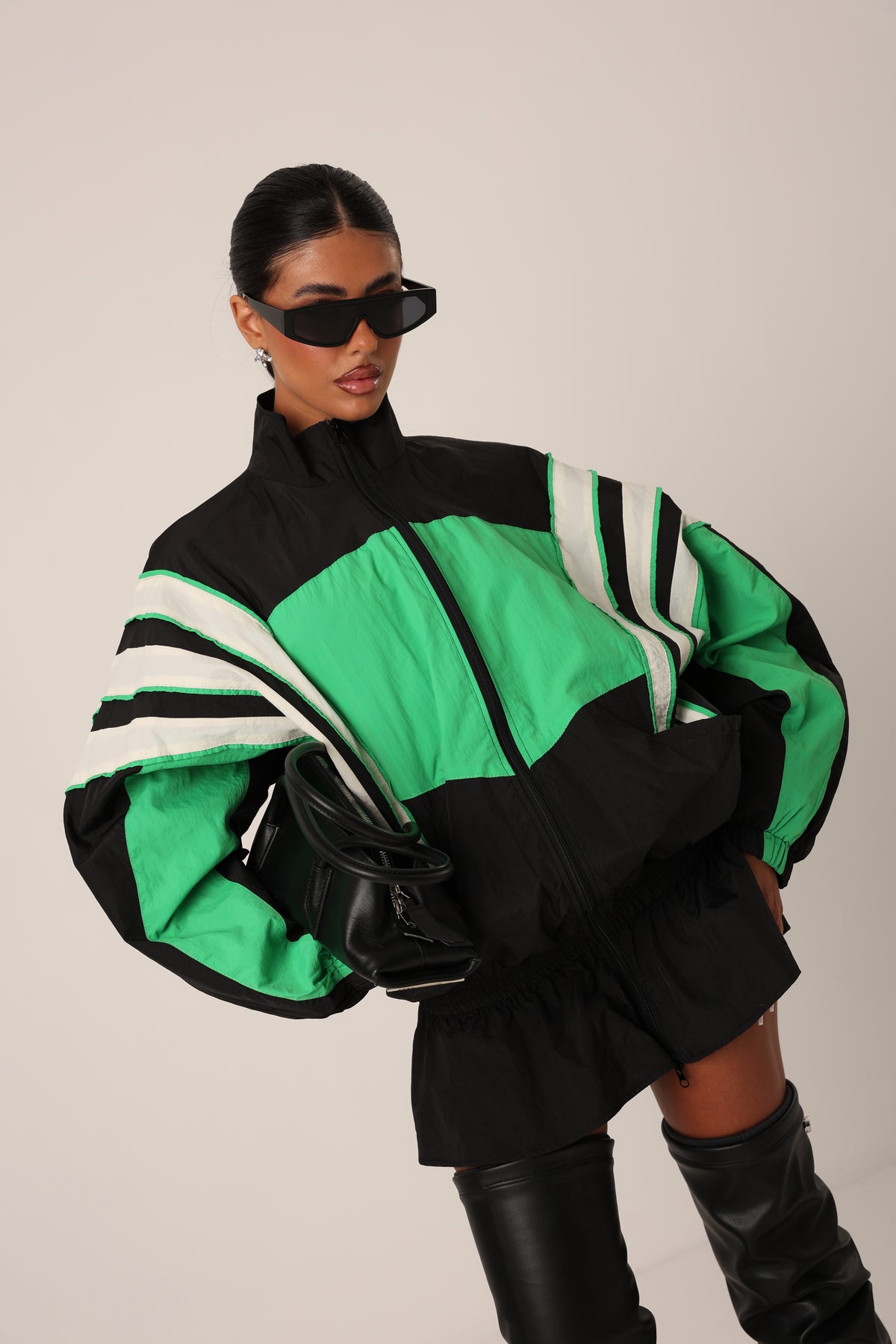 VESTITO PARACHUTE MAMBA VERDE/NERO