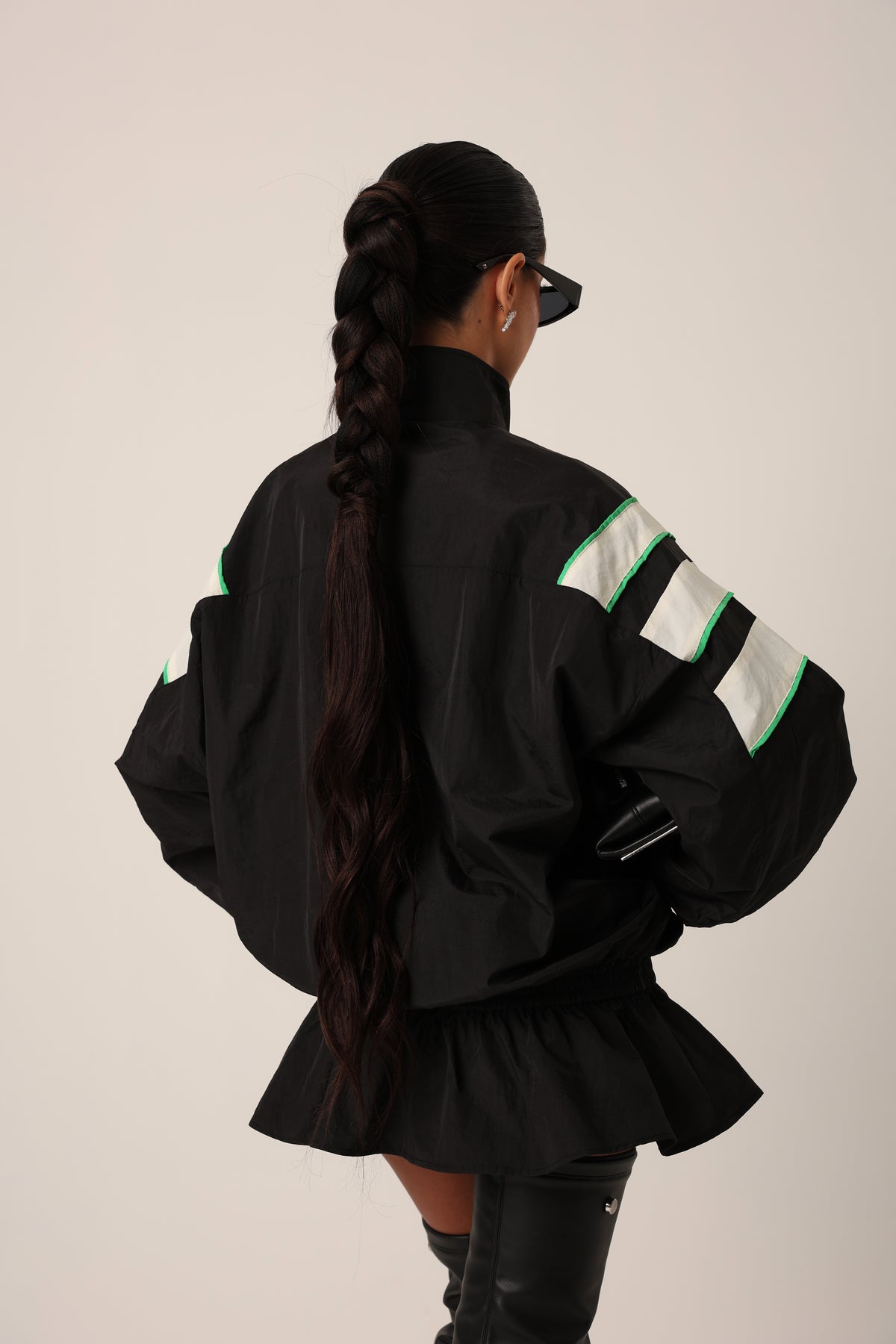 VESTITO PARACHUTE MAMBA VERDE/NERO