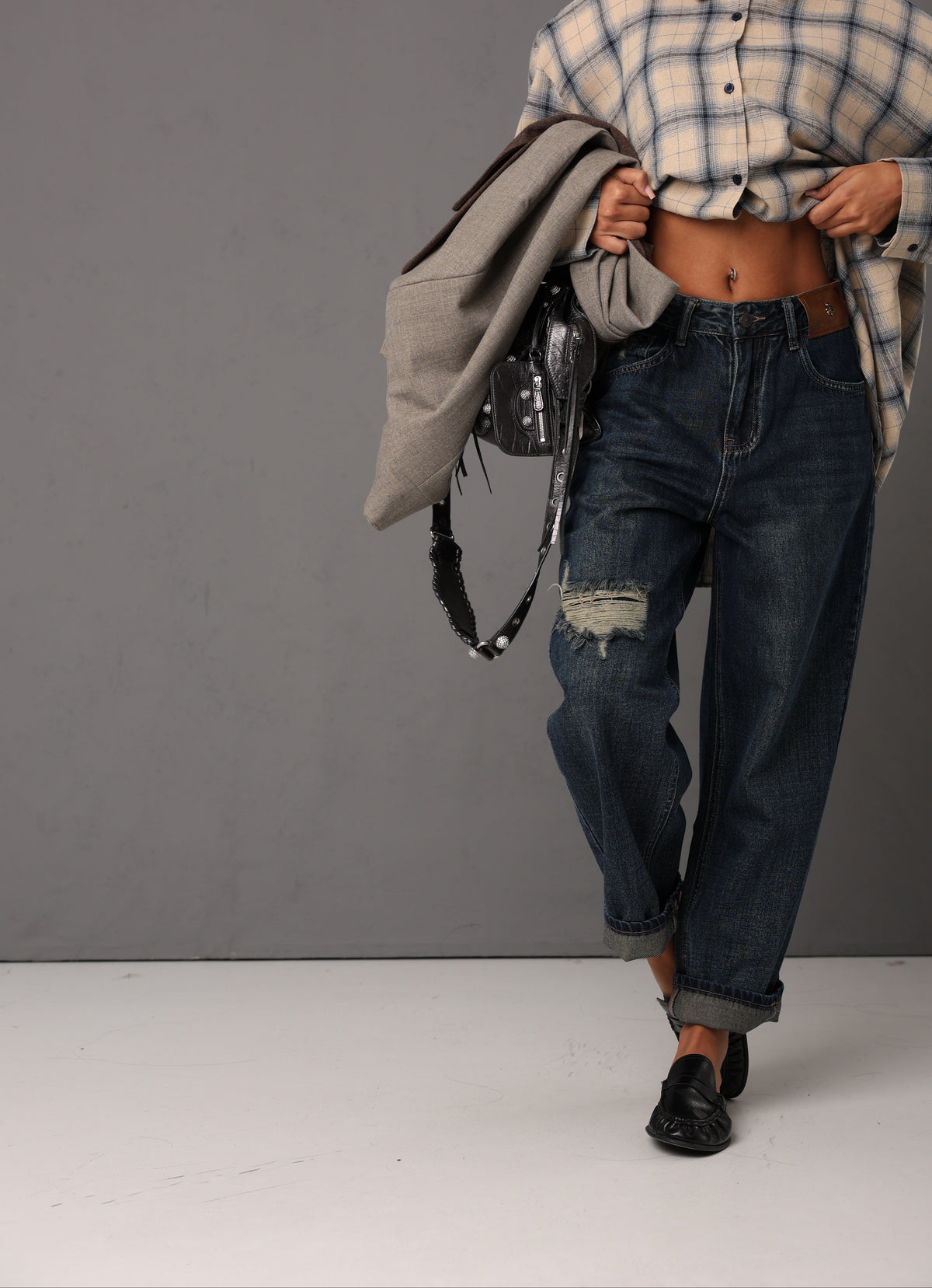 JEANS BEE 2.0 DENIM SCURO