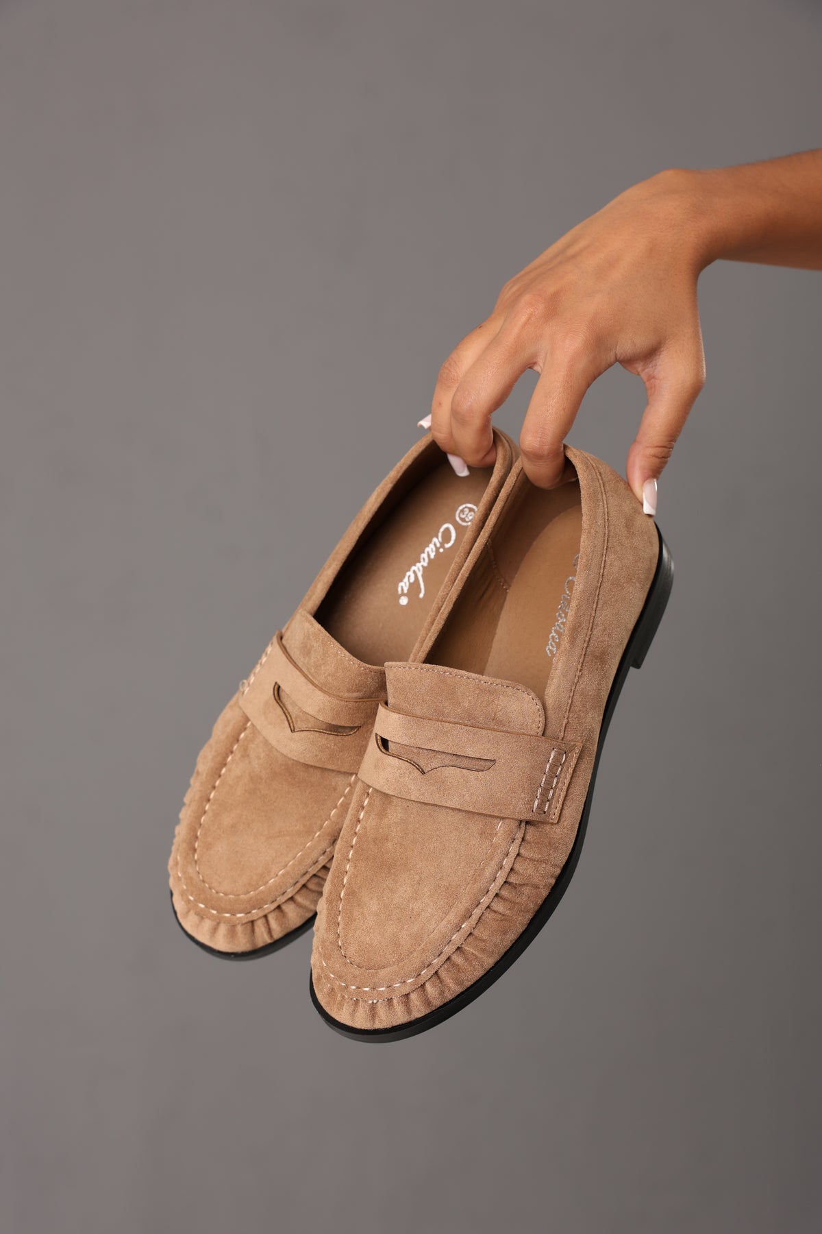 MOCASSINI ECOCAMOSCIO AUTUMN BEIGE