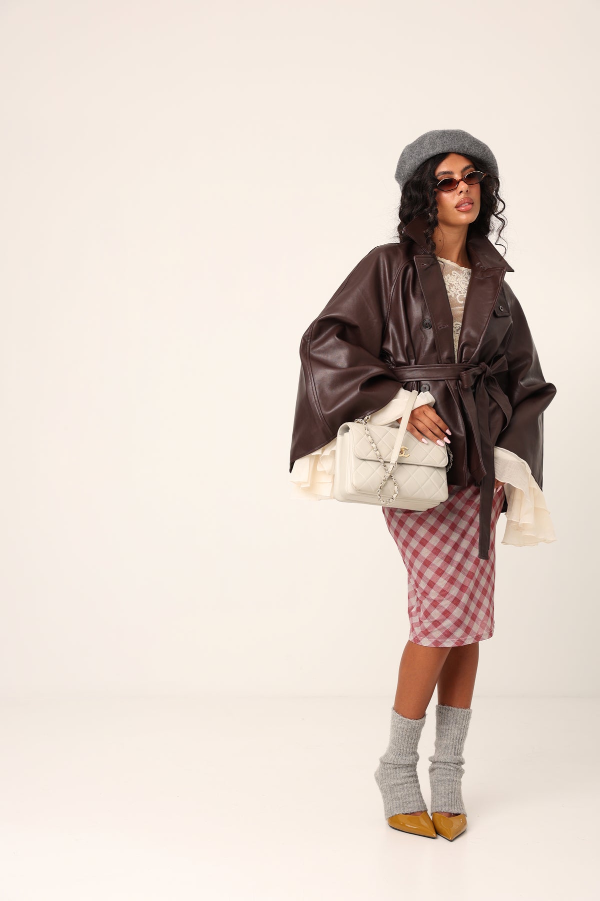 GIACCA ECOPELLE MIRIAM BORDEAUX