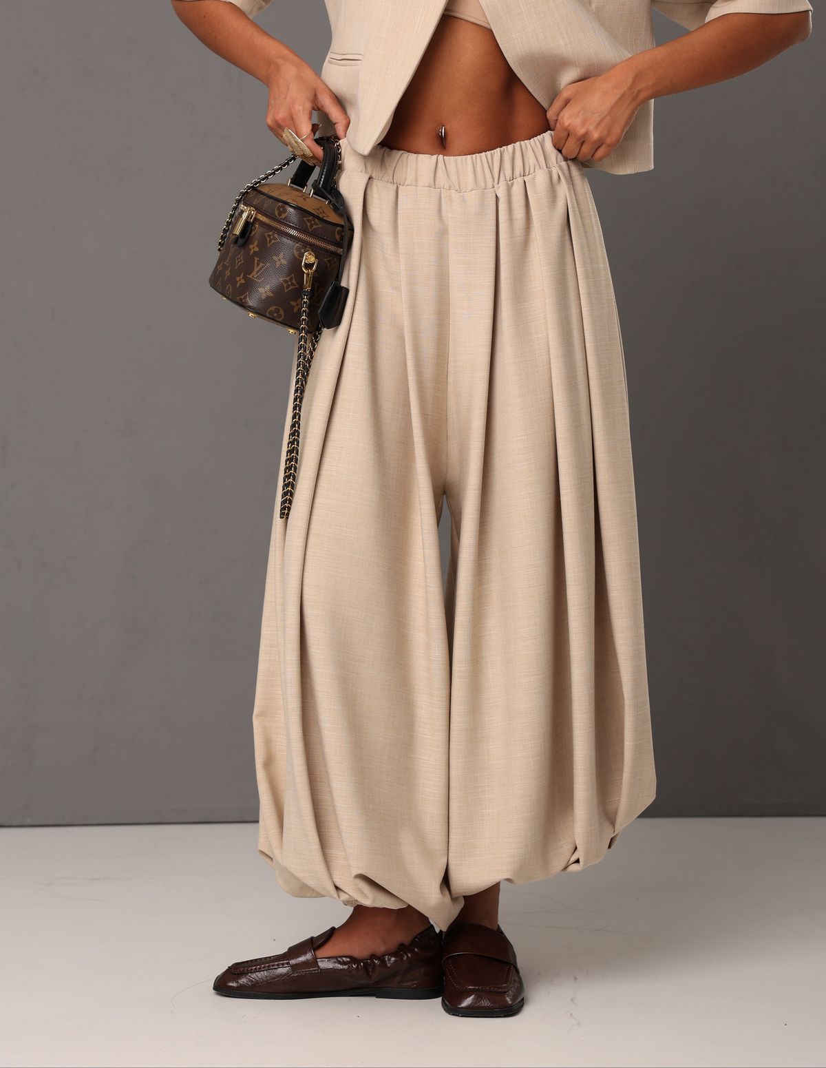 PANTALONI SENIOR SABBIA BY MARZIA MANGO