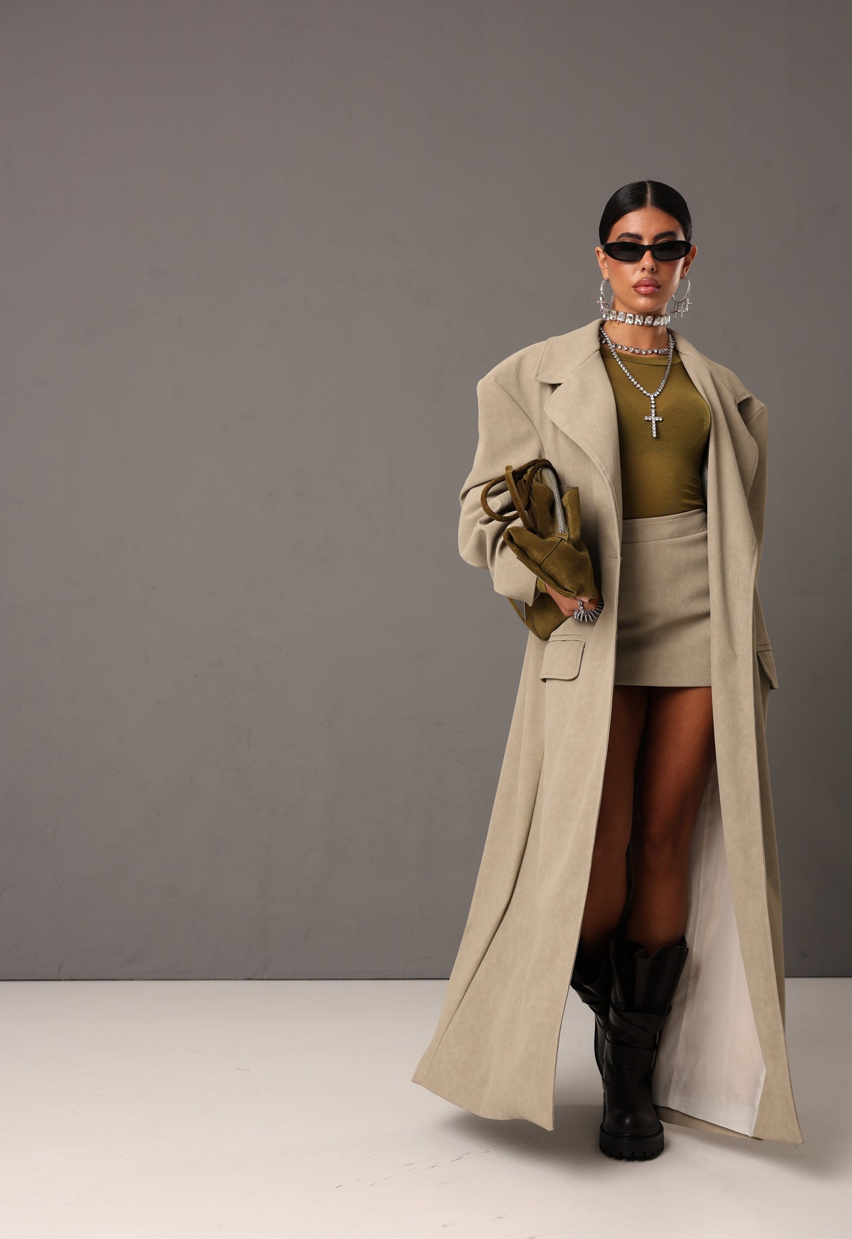 TRENCH ECOPELLE JACK BEIGE BY MARZIA MANGO