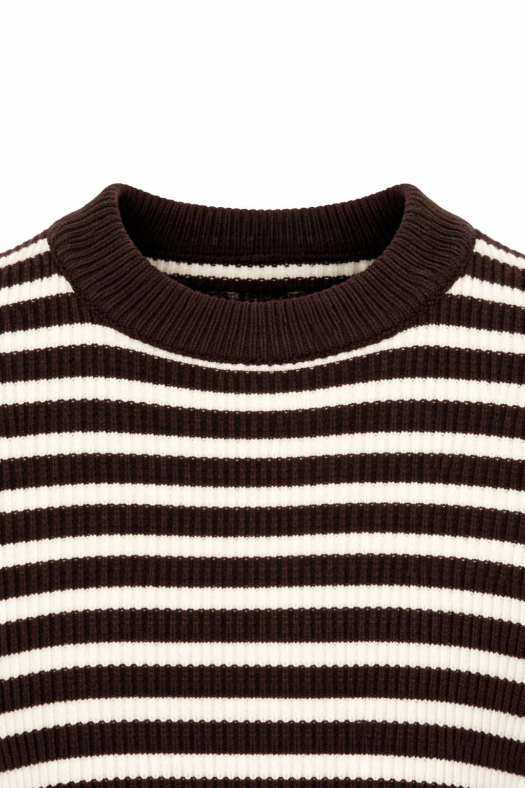 PULL RIGHE UNIVERSE MARRONE/PANNA