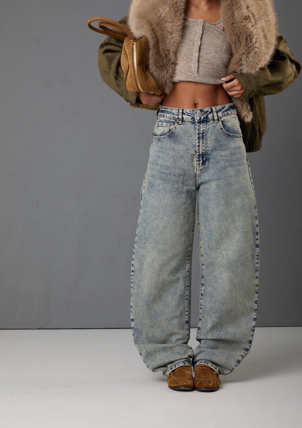JEANS YAYA MARMORIZZATO