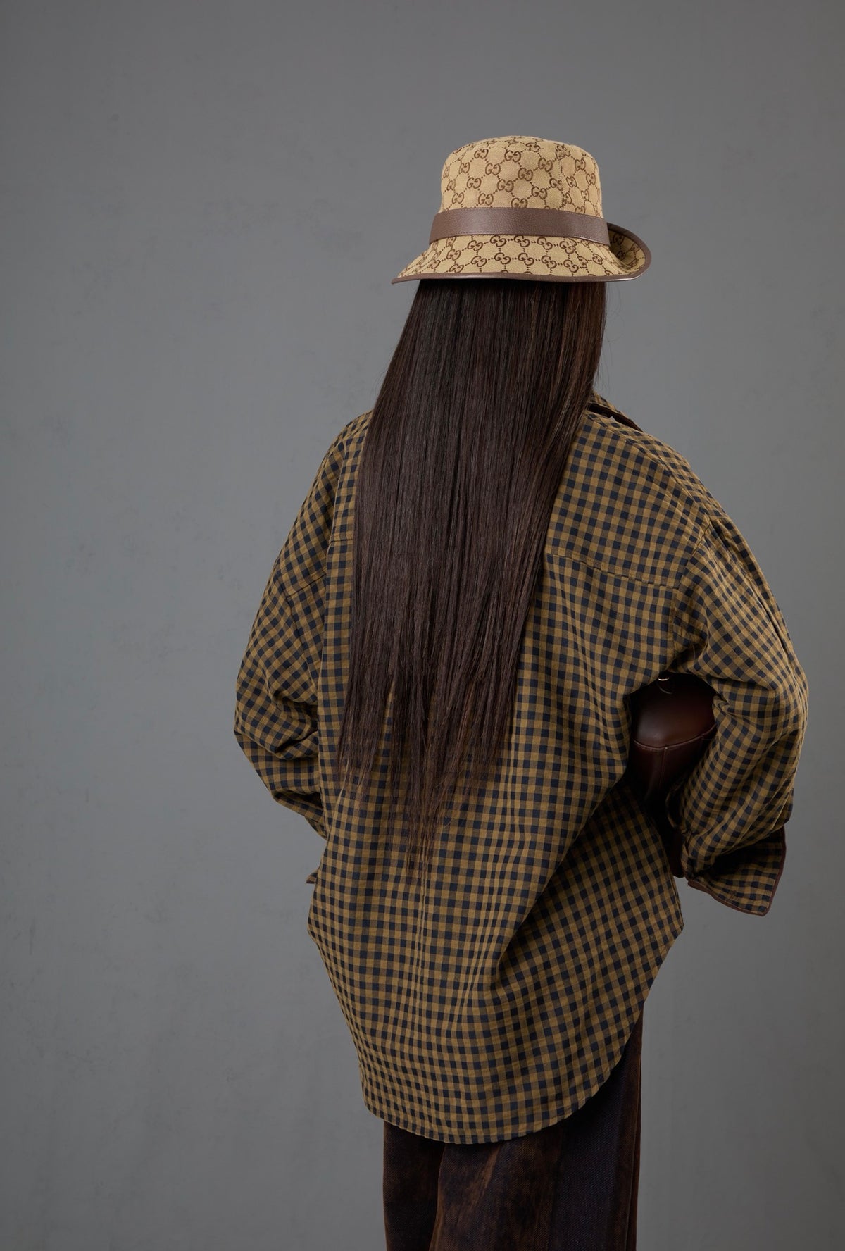 CAMICIA DOUBLE FACE MYRTLE MARRONE