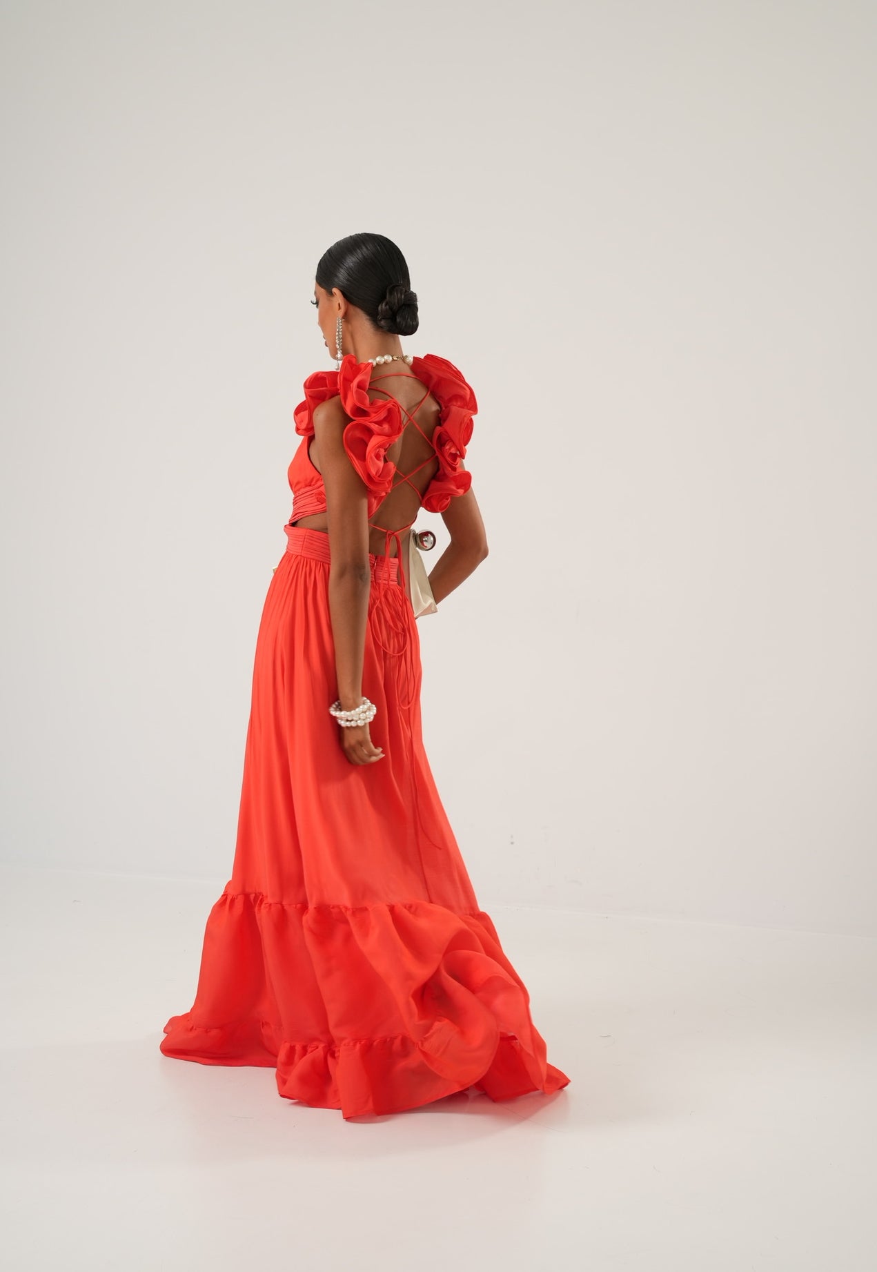 Vestito Jacqueline corallo