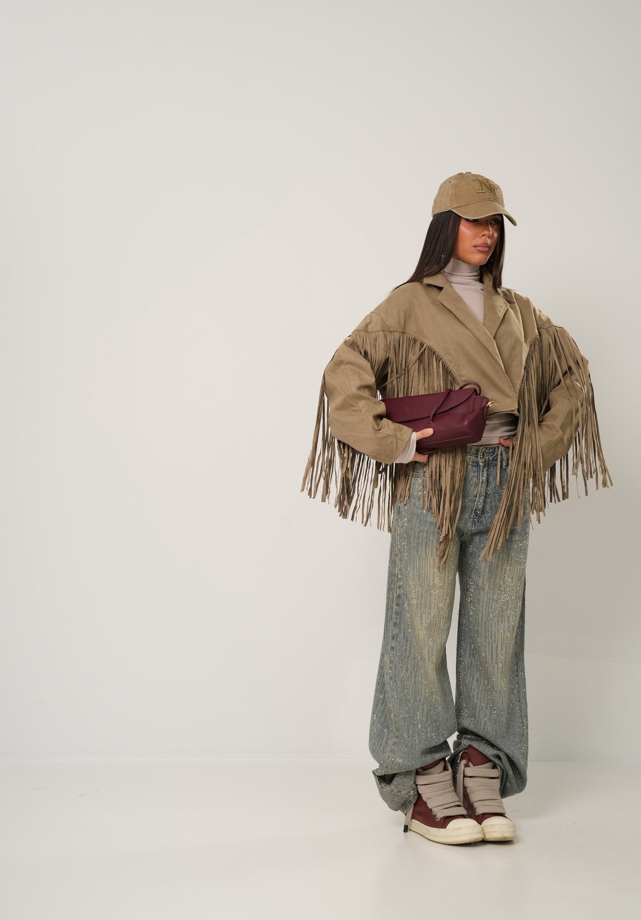 Giacca ecocamoscio Suede fango