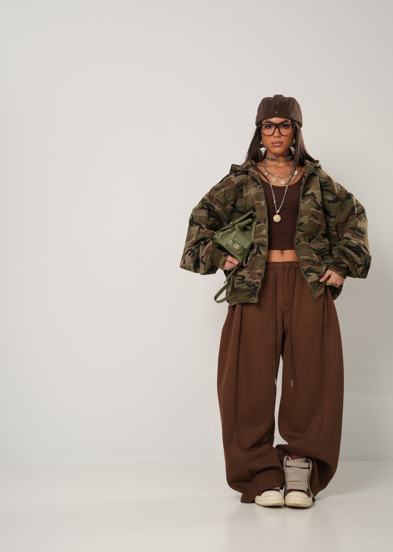 Pantaloni Ruby marroni